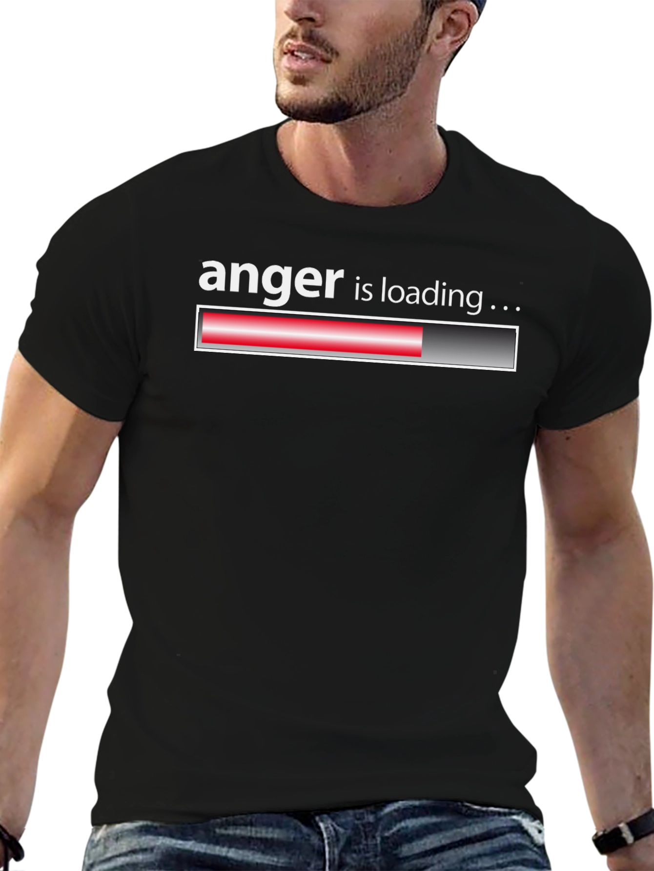 Anger is Loading T-Shirt - Funny Graphic Tee