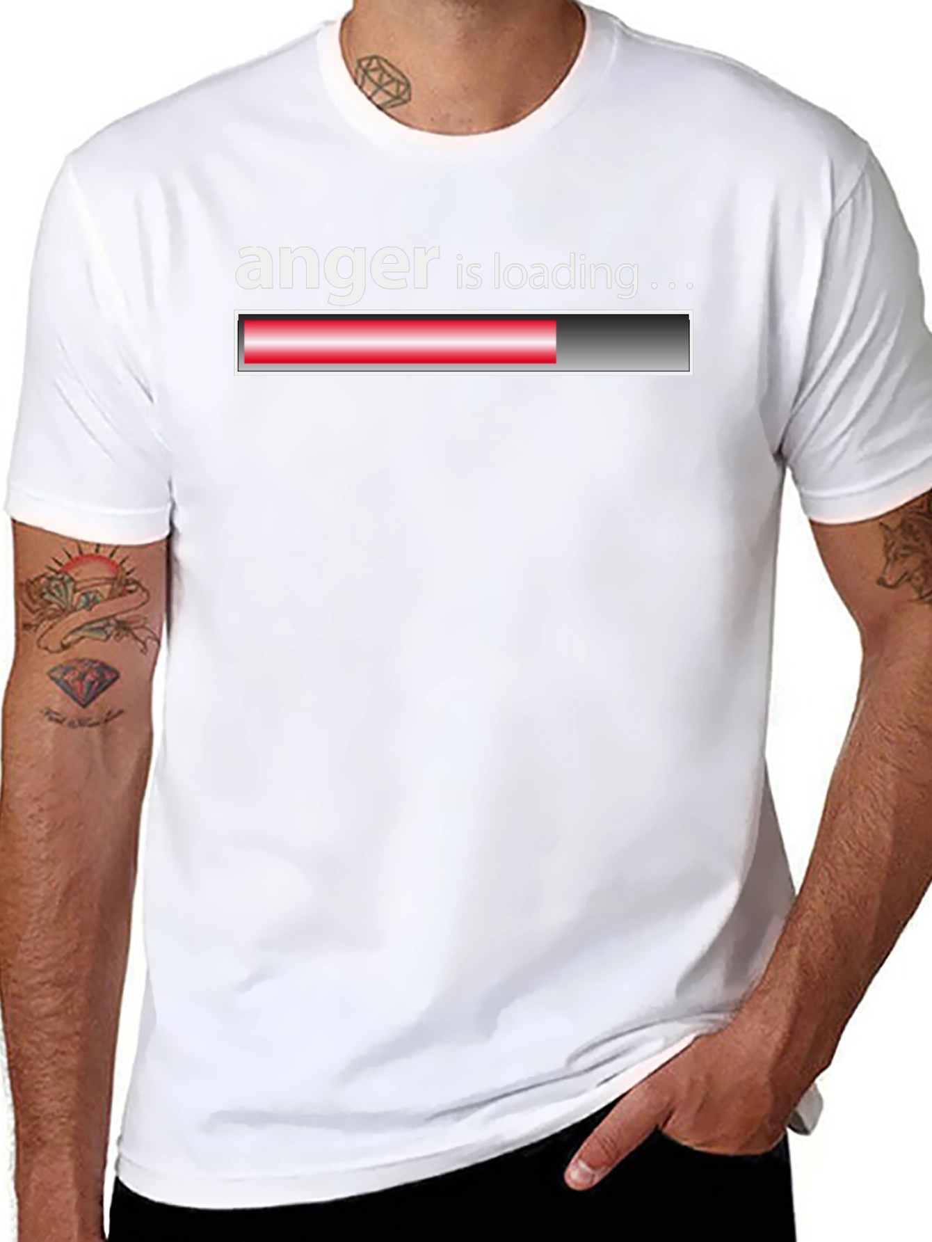 Anger is Loading T-Shirt - Funny Graphic Tee