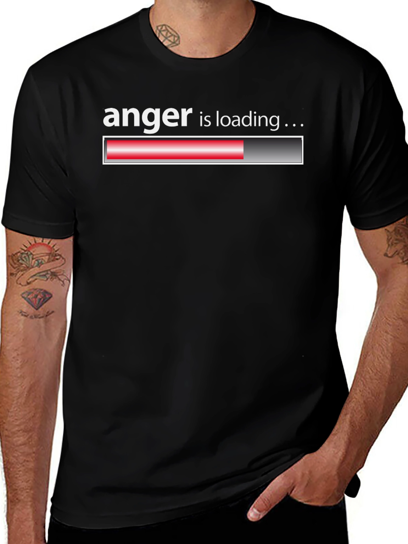 Anger is Loading T-Shirt - Funny Graphic Tee