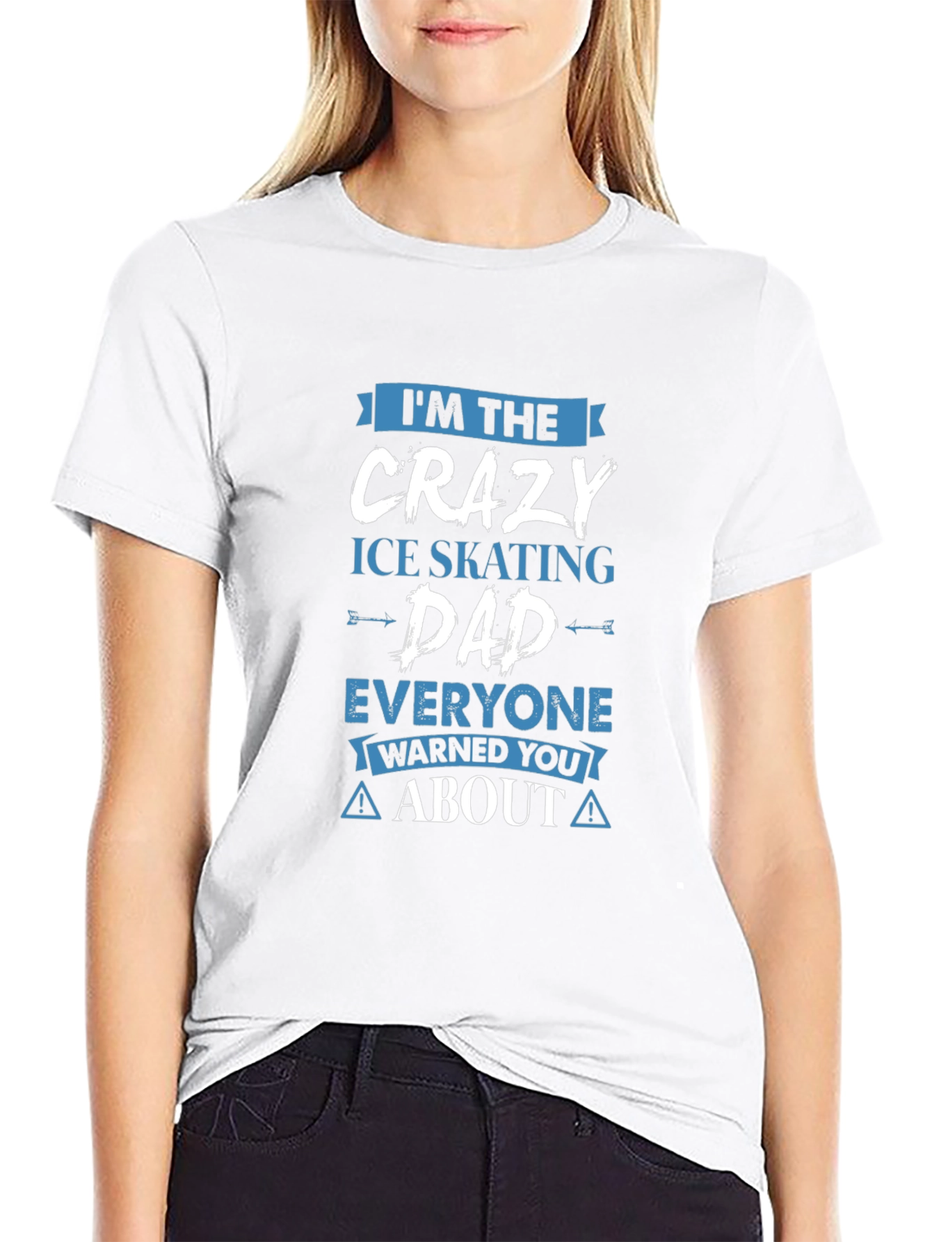 Crazy Ice Skating Dad T-Shirt