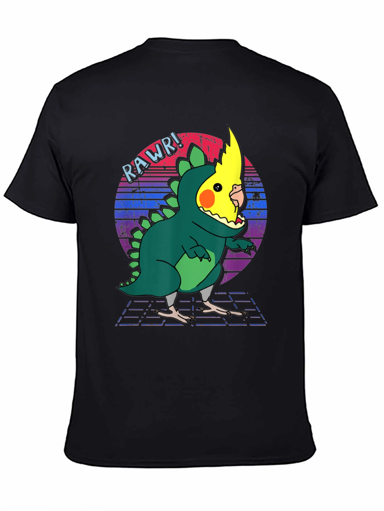 Funny Cockatiel Dinosaur T-Shirt