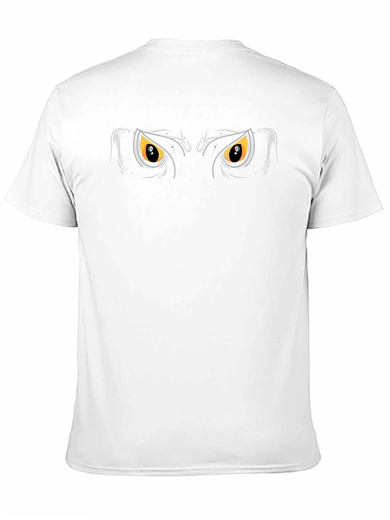 Eyes Graphic Tee - Mens Black Cotton T-Shirt