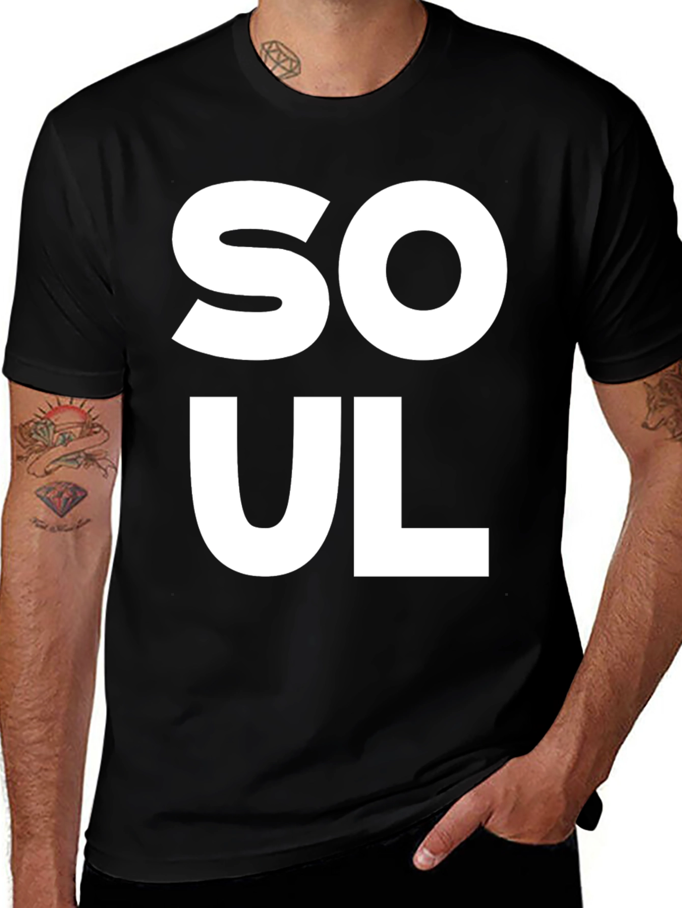Soul T-Shirt - Classic Black Graphic Tee