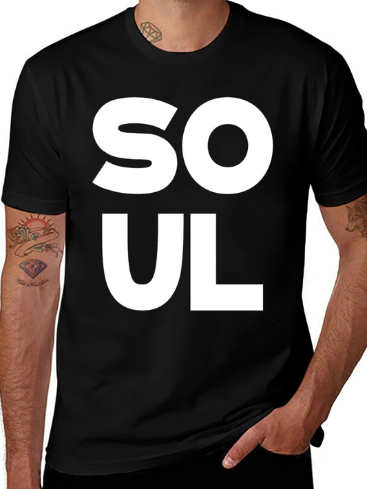 Soul T-Shirt - Classic Black Graphic Tee