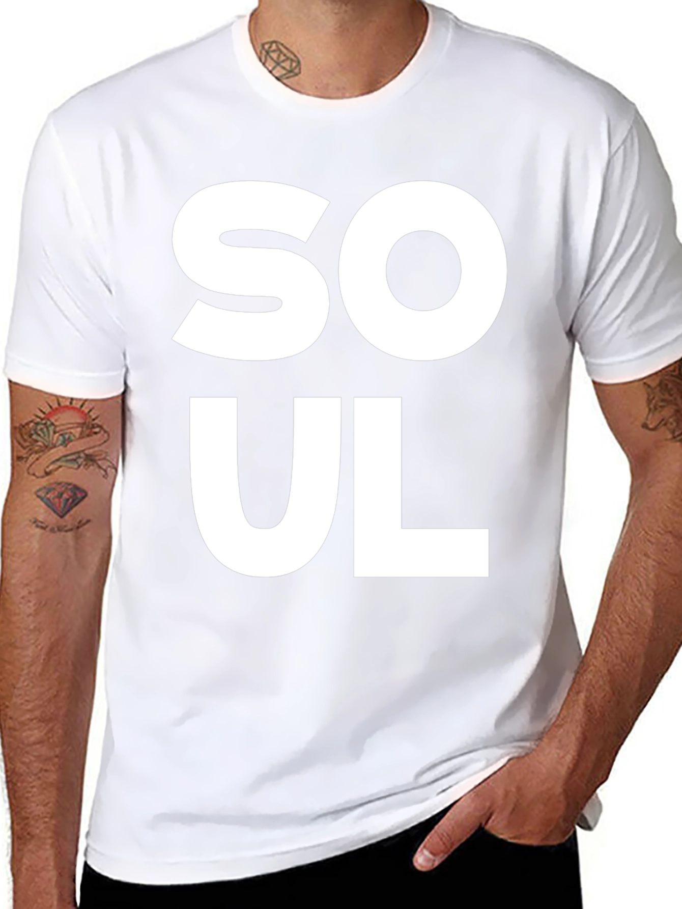 Soul T-Shirt - Classic Black Graphic Tee