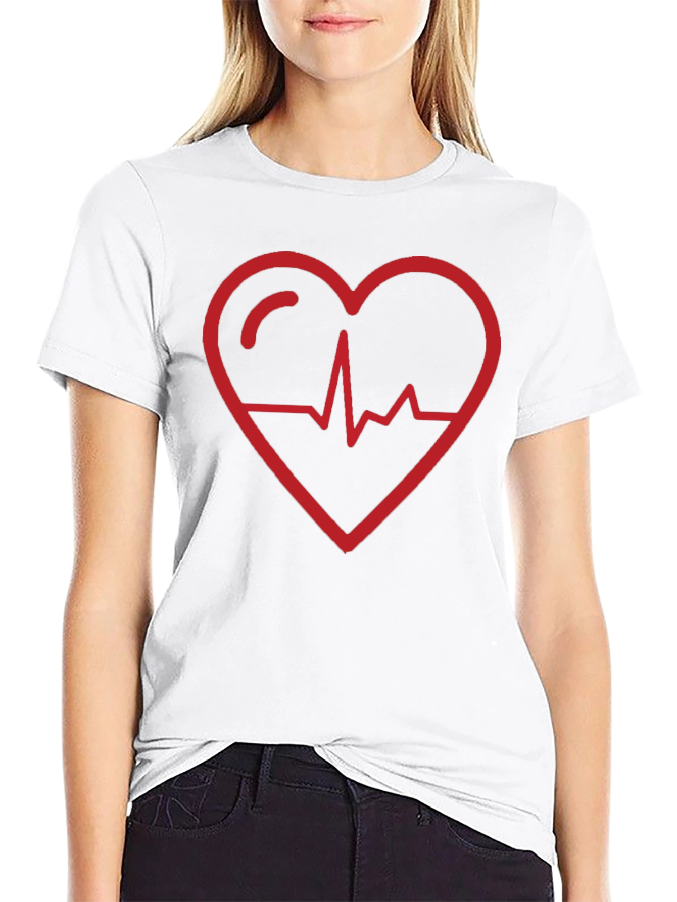 Heartbeat Heart Valentine T-Shirt