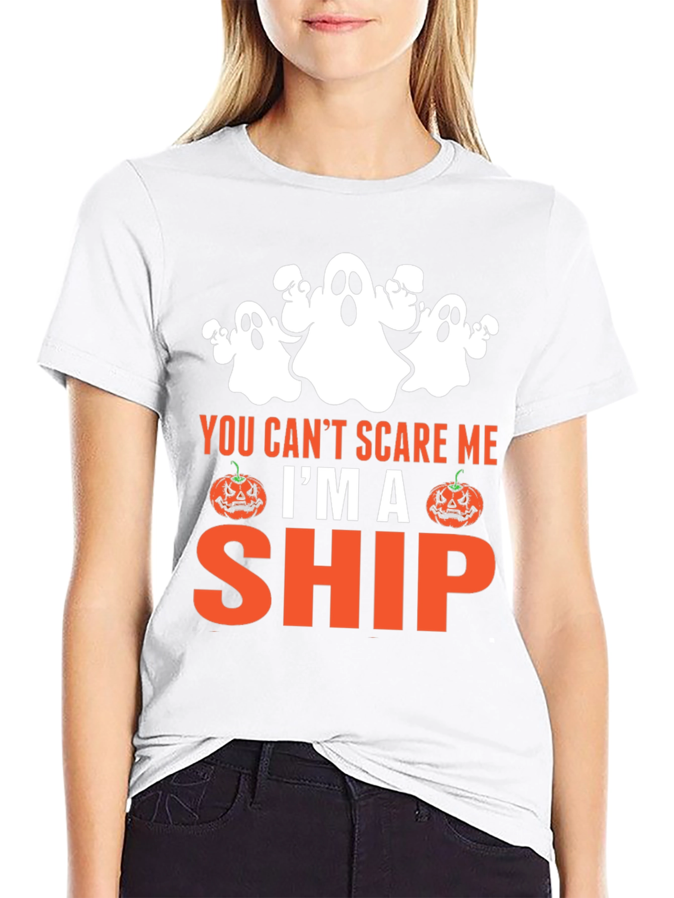 Halloween Ghost Ship T-Shirt - Scary & Fun