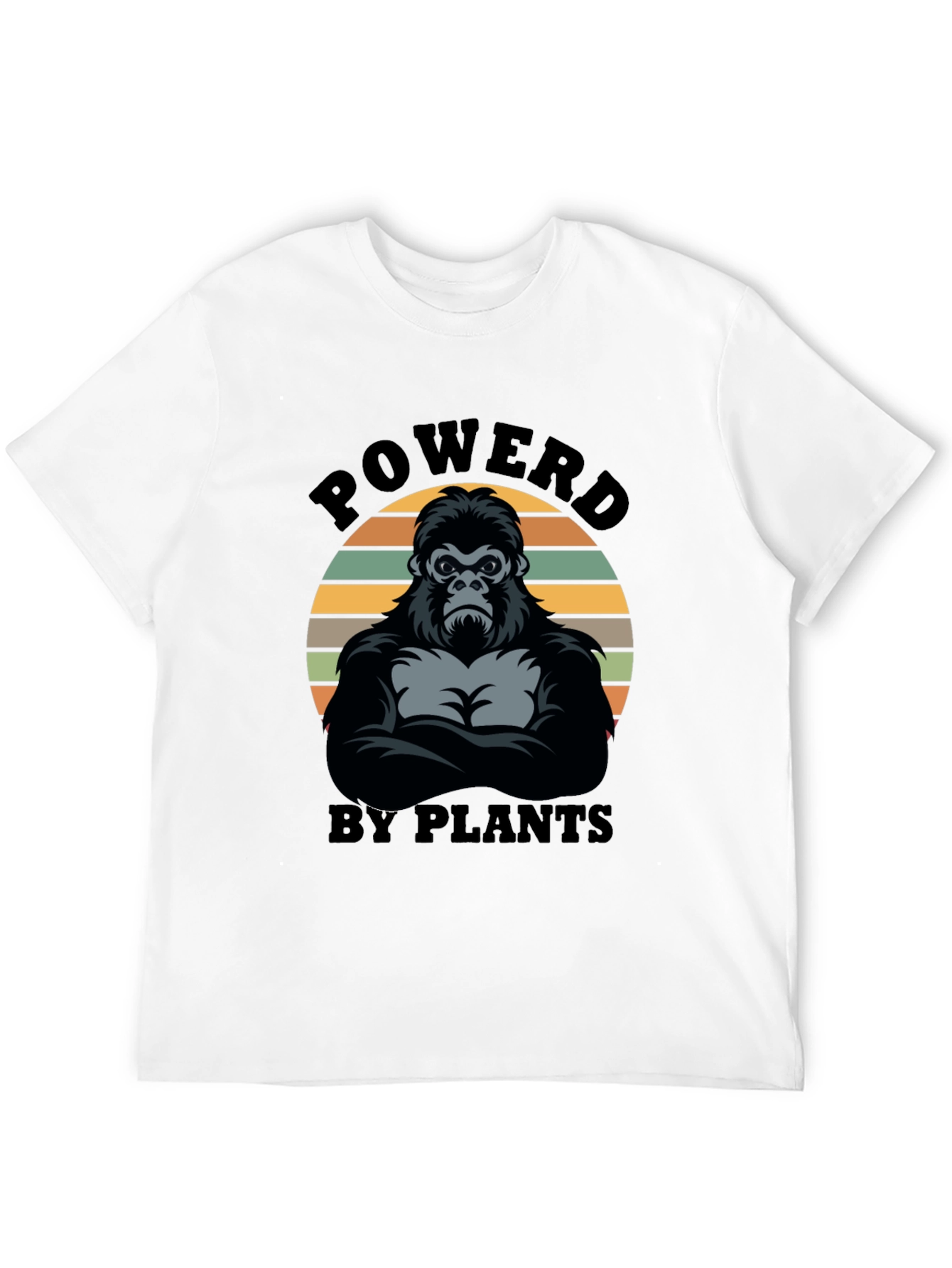 Powered By Plants Gorilla Graphic Tee