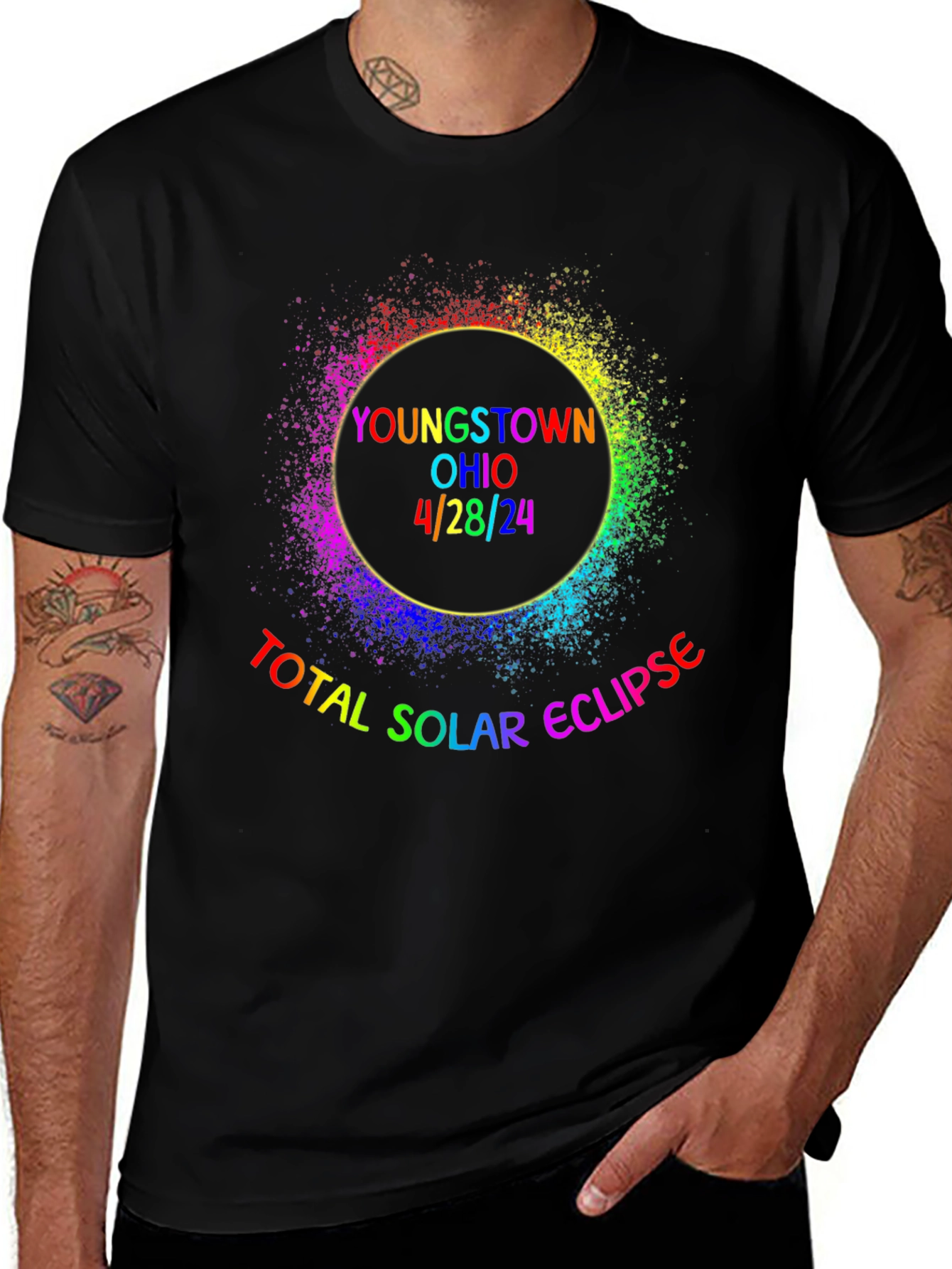Youngstown Ohio 2024 Total Solar Eclipse T-Shirt