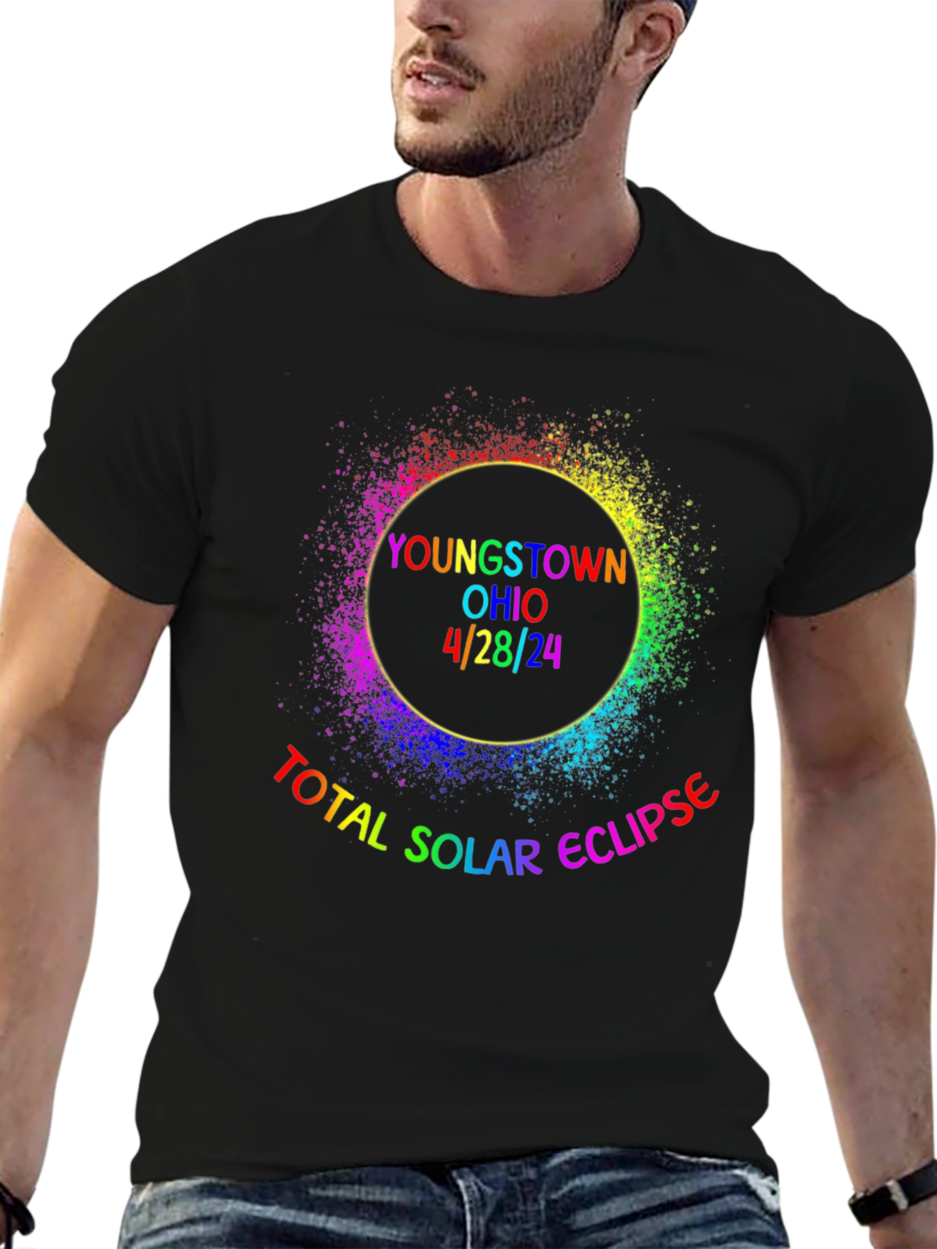 Youngstown Ohio 2024 Total Solar Eclipse T-Shirt