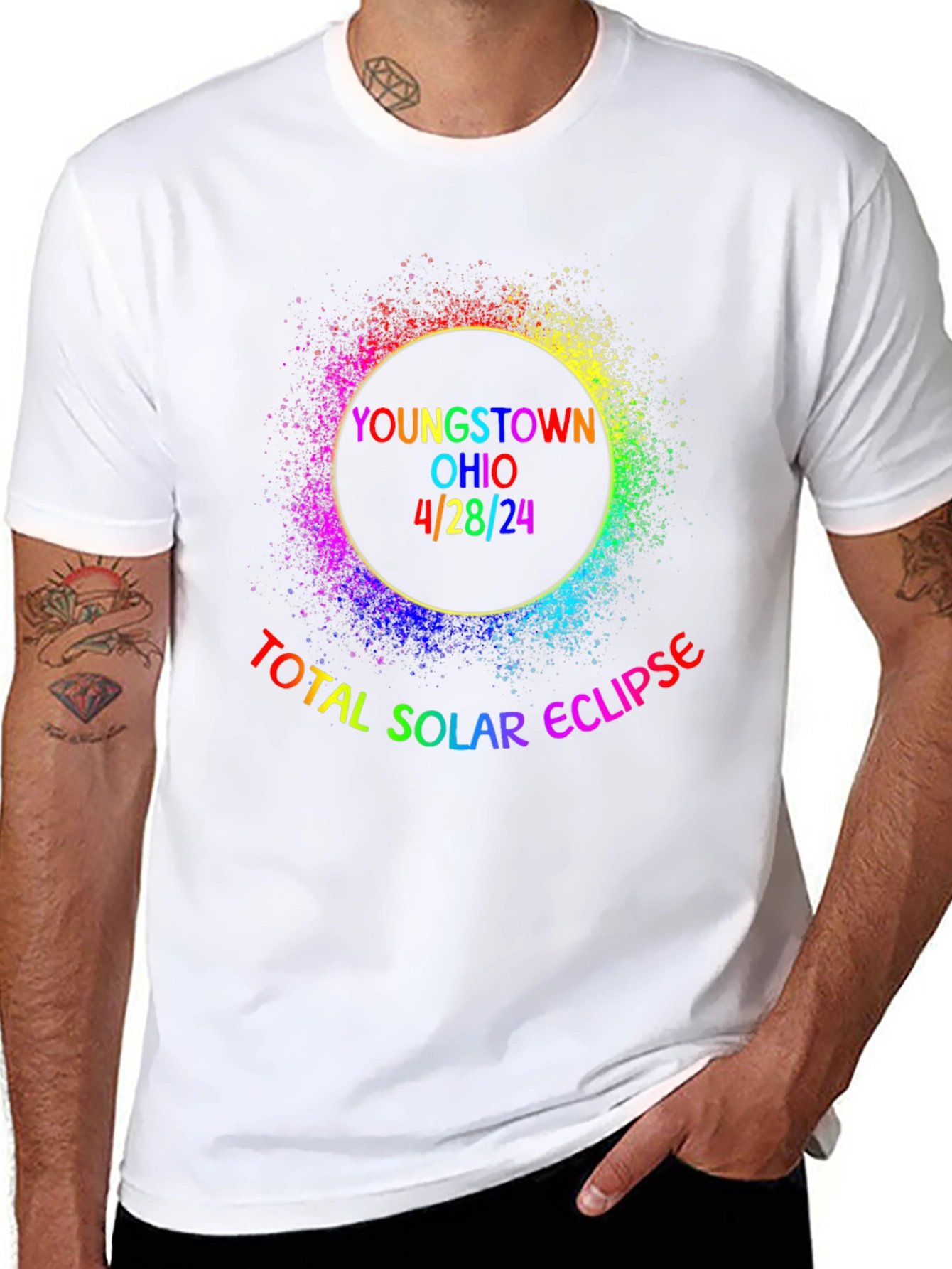 Youngstown Ohio 2024 Total Solar Eclipse T-Shirt