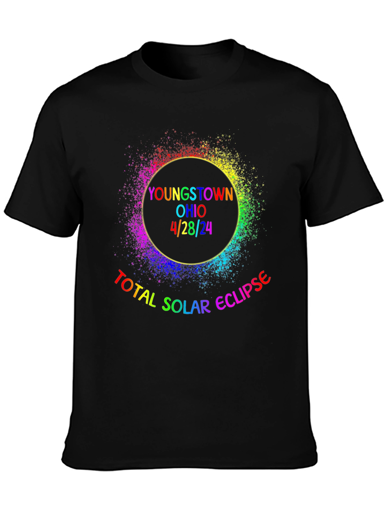 Youngstown Ohio 2024 Total Solar Eclipse T-Shirt