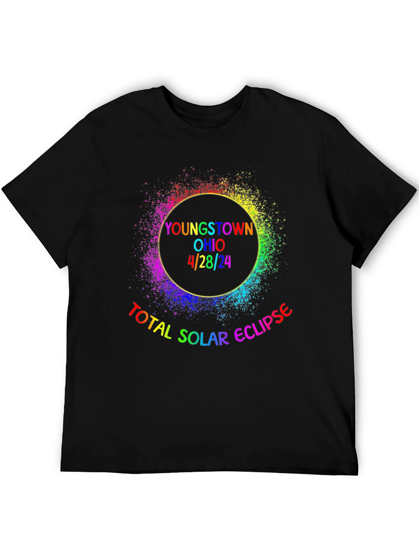 Youngstown Ohio 2024 Total Solar Eclipse T-Shirt
