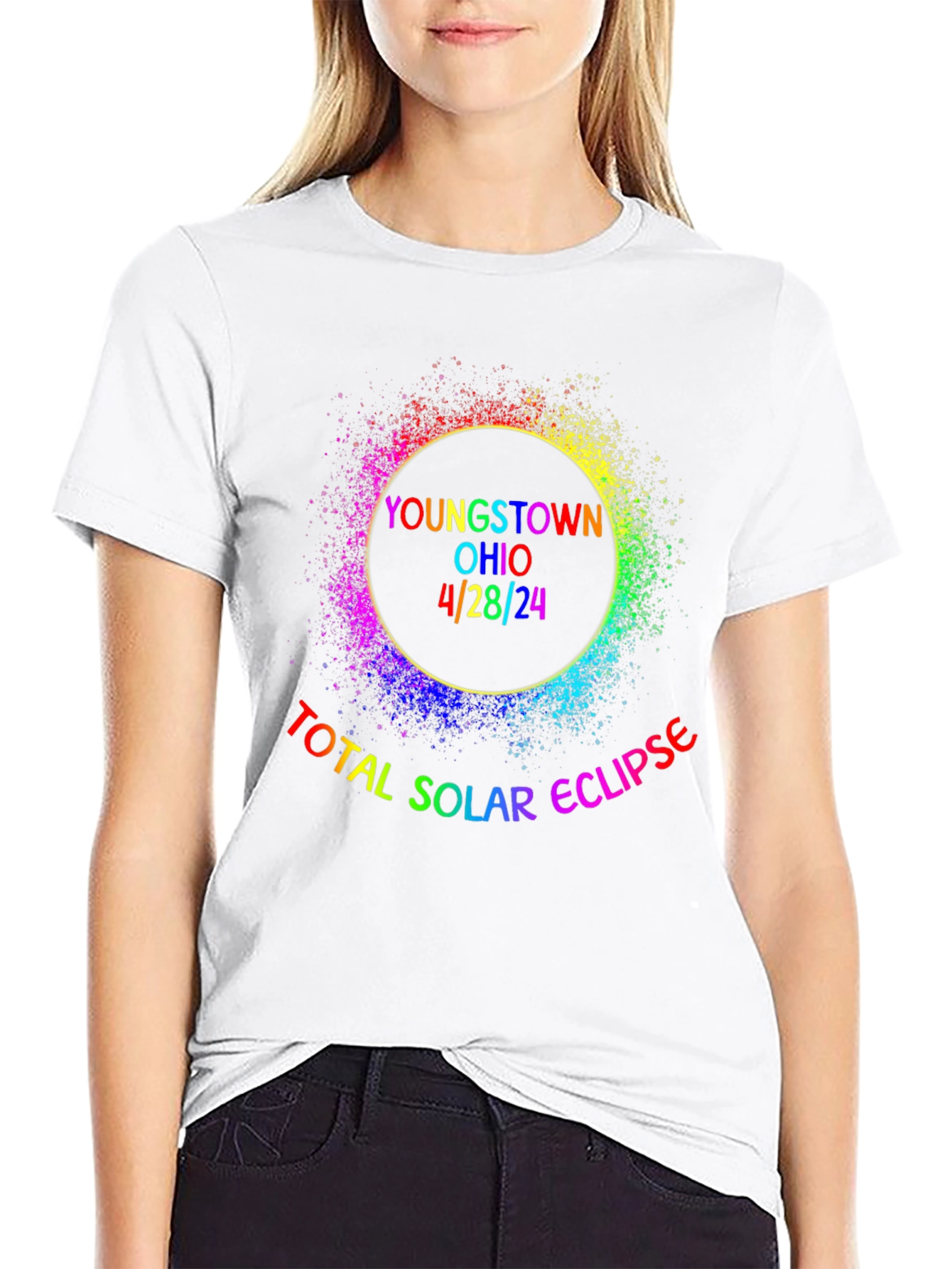 Youngstown Ohio 2024 Total Solar Eclipse T-Shirt