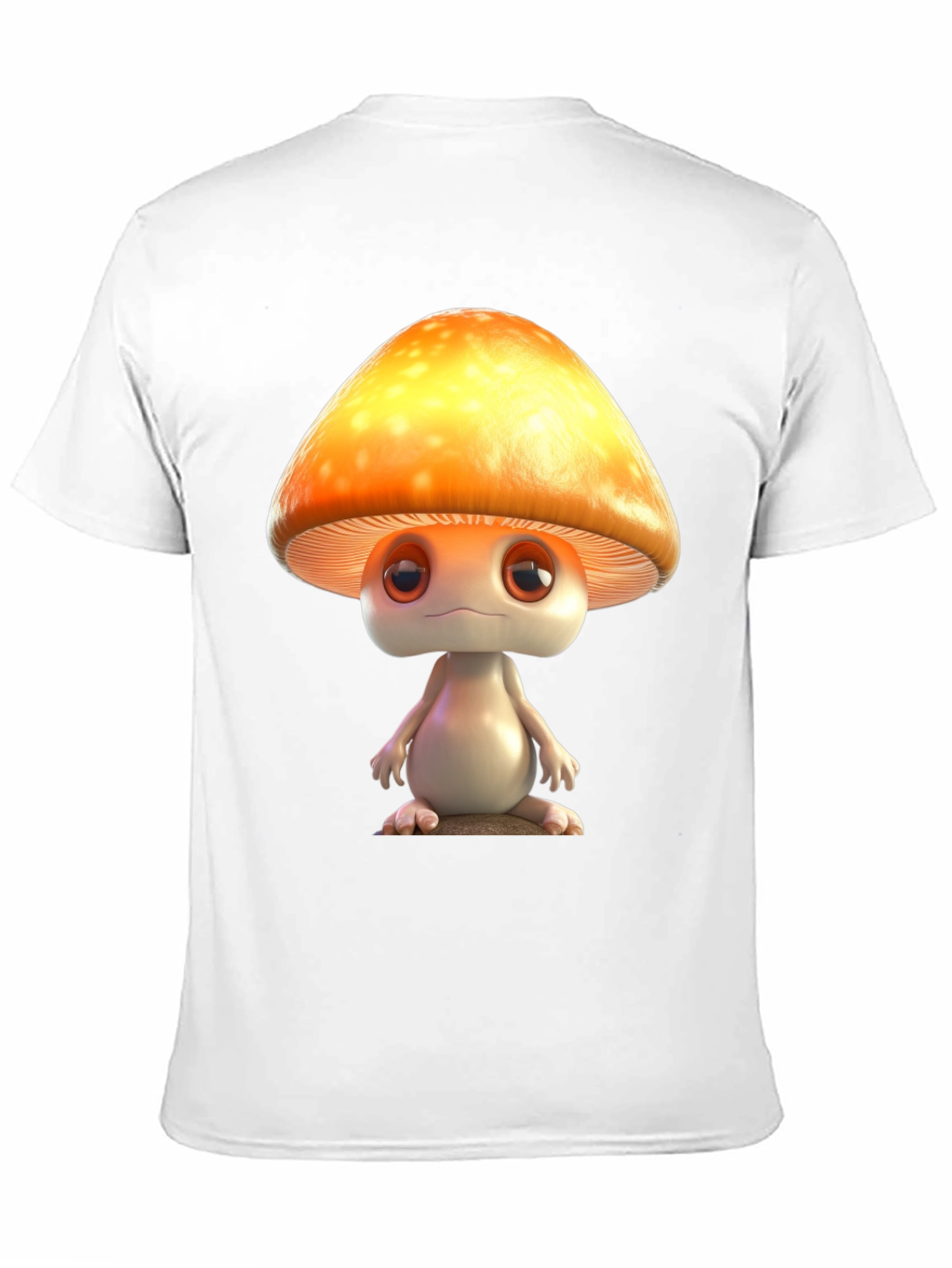 Mushroom Character Graphic T-Shirt