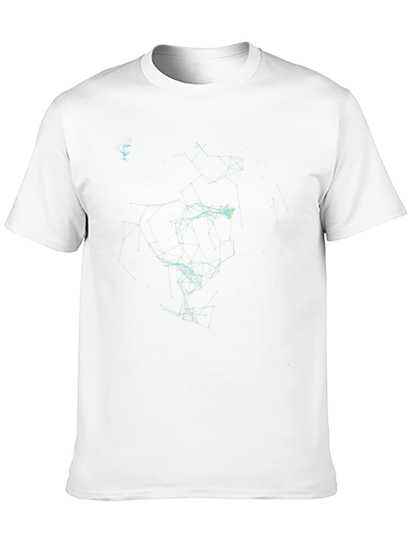 Constellation Graphic Tee - Black Cotton Shirt