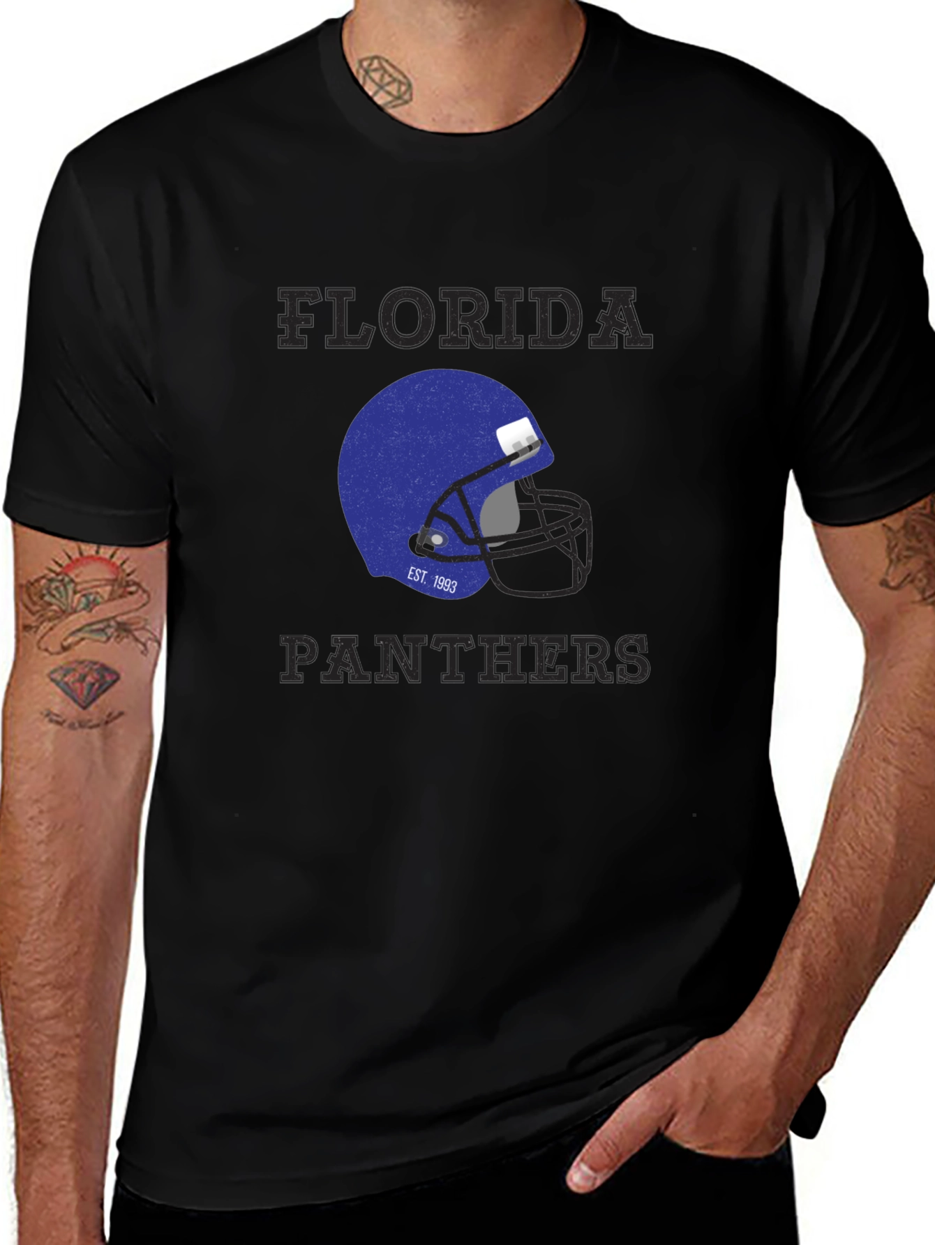 Florida Panthers Football Helmet T-Shirt