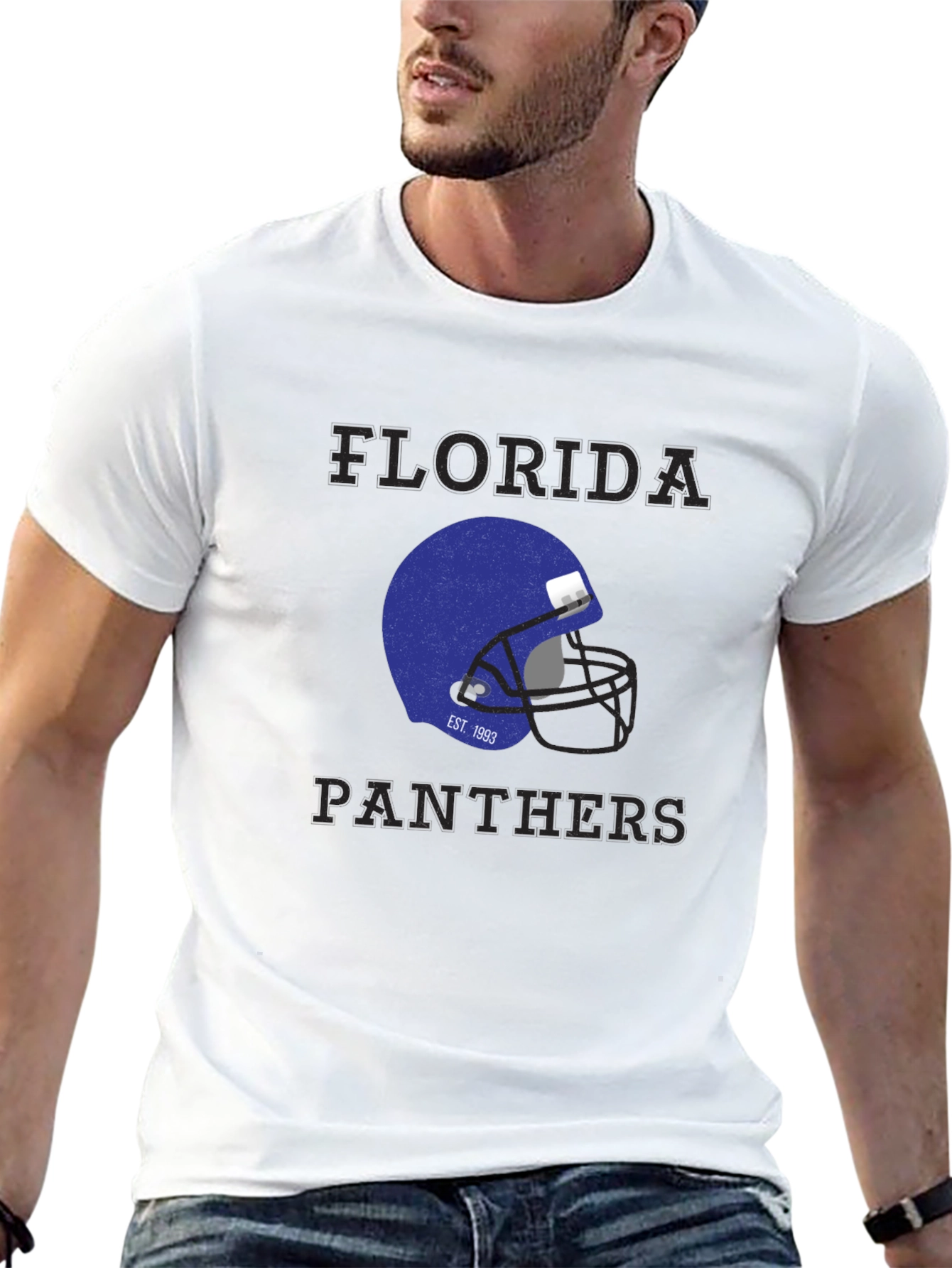Florida Panthers Football Helmet T-Shirt