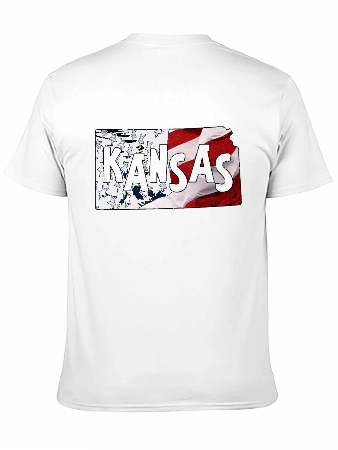 Kansas State Flag T-Shirt - Black