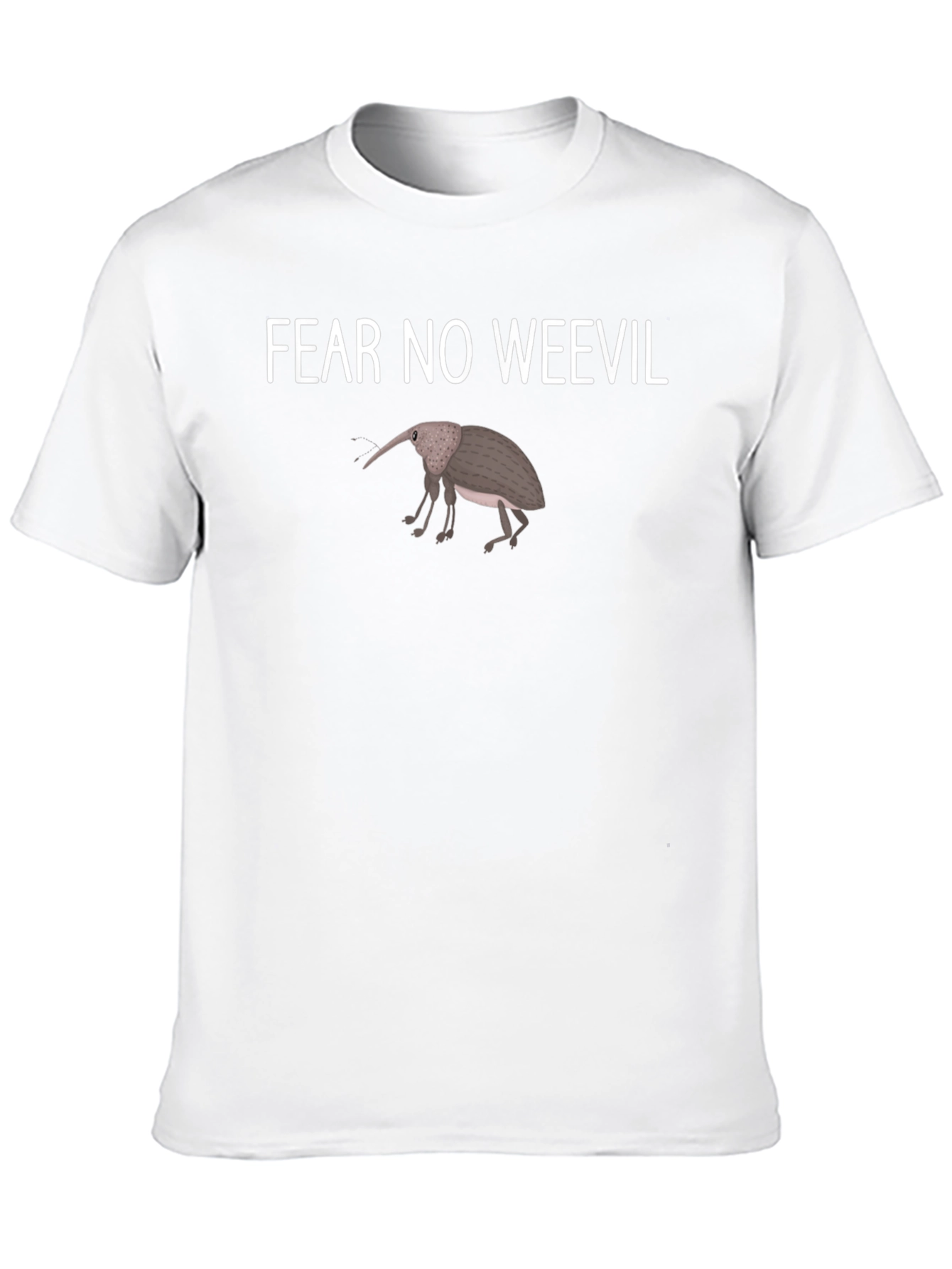 Fear No Weevil T-Shirt - Black Cotton Tee
