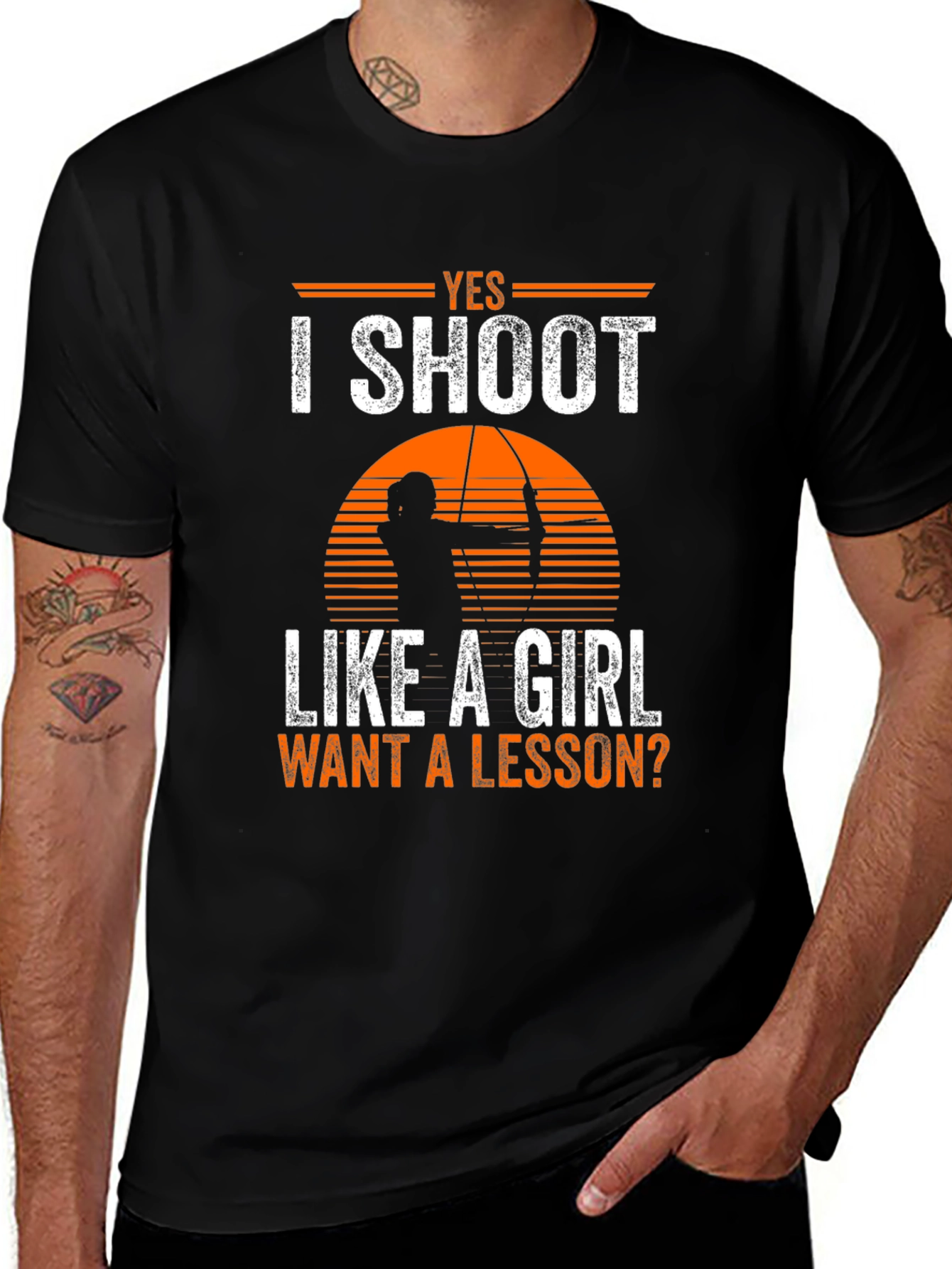 Yes I Shoot Like a Girl T-Shirt