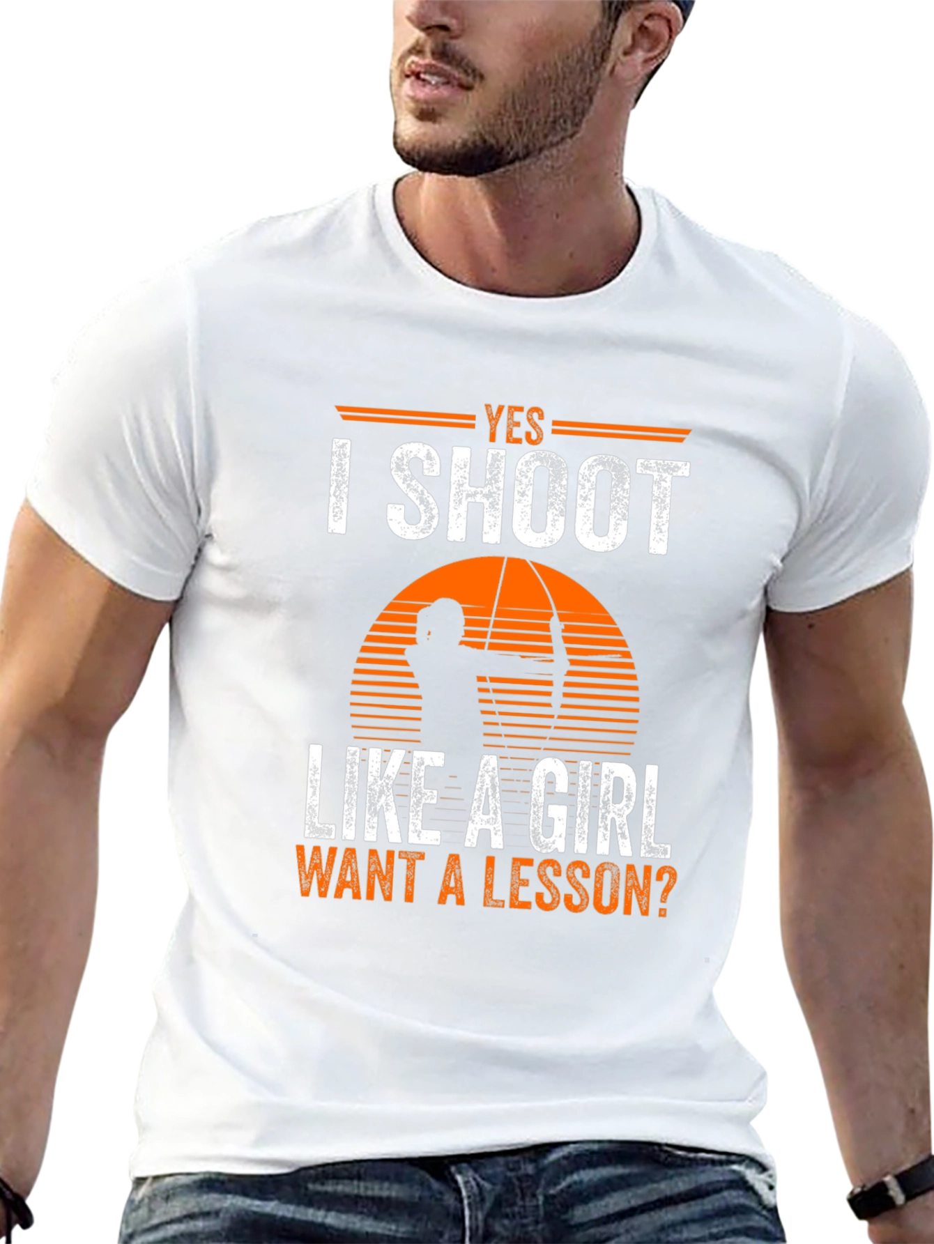 Yes I Shoot Like a Girl T-Shirt