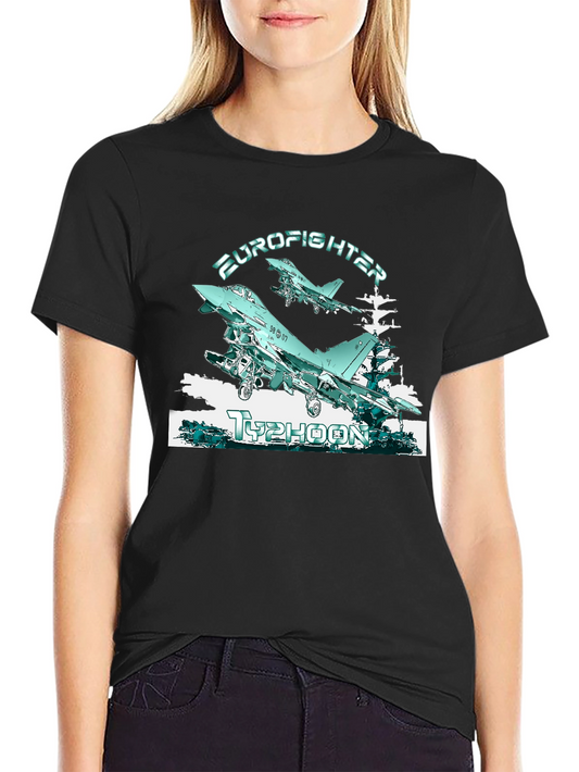 Eurofighter Typhoon Graphic Tee - Military Jet T-Shirt
