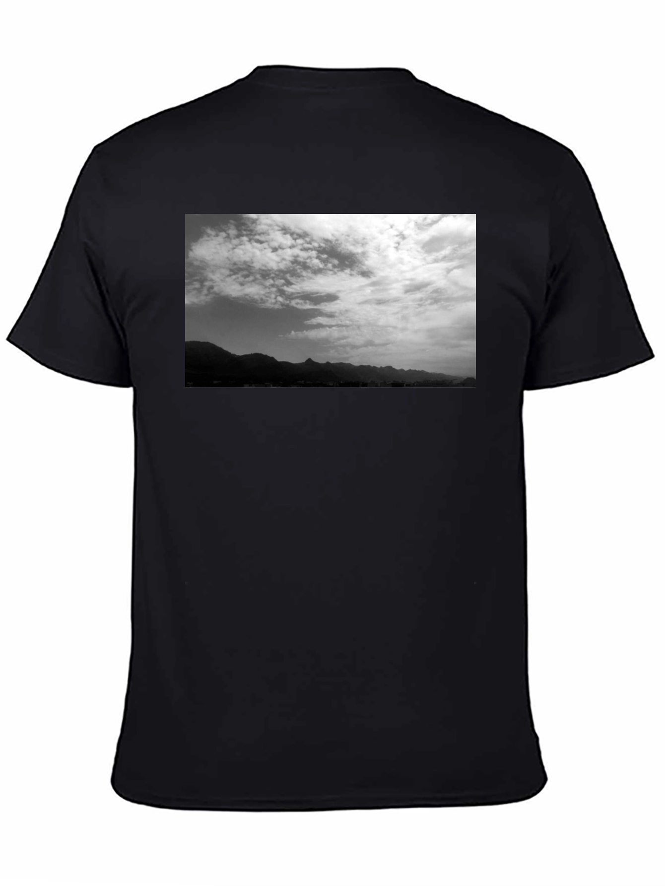 Monochrome Mountain View Graphic Tee