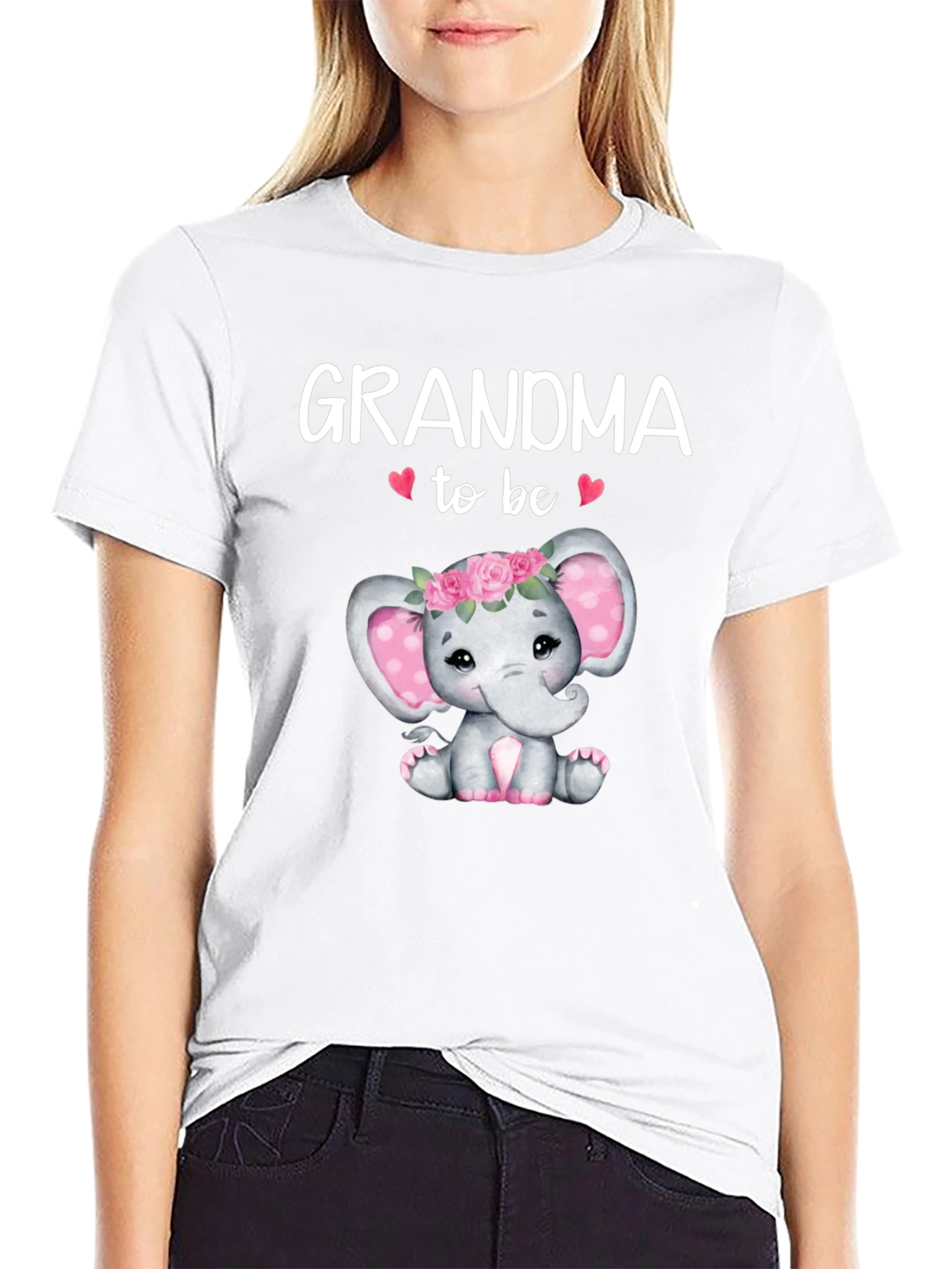 Grandma To Be Elephant Baby Shower T-Shirt