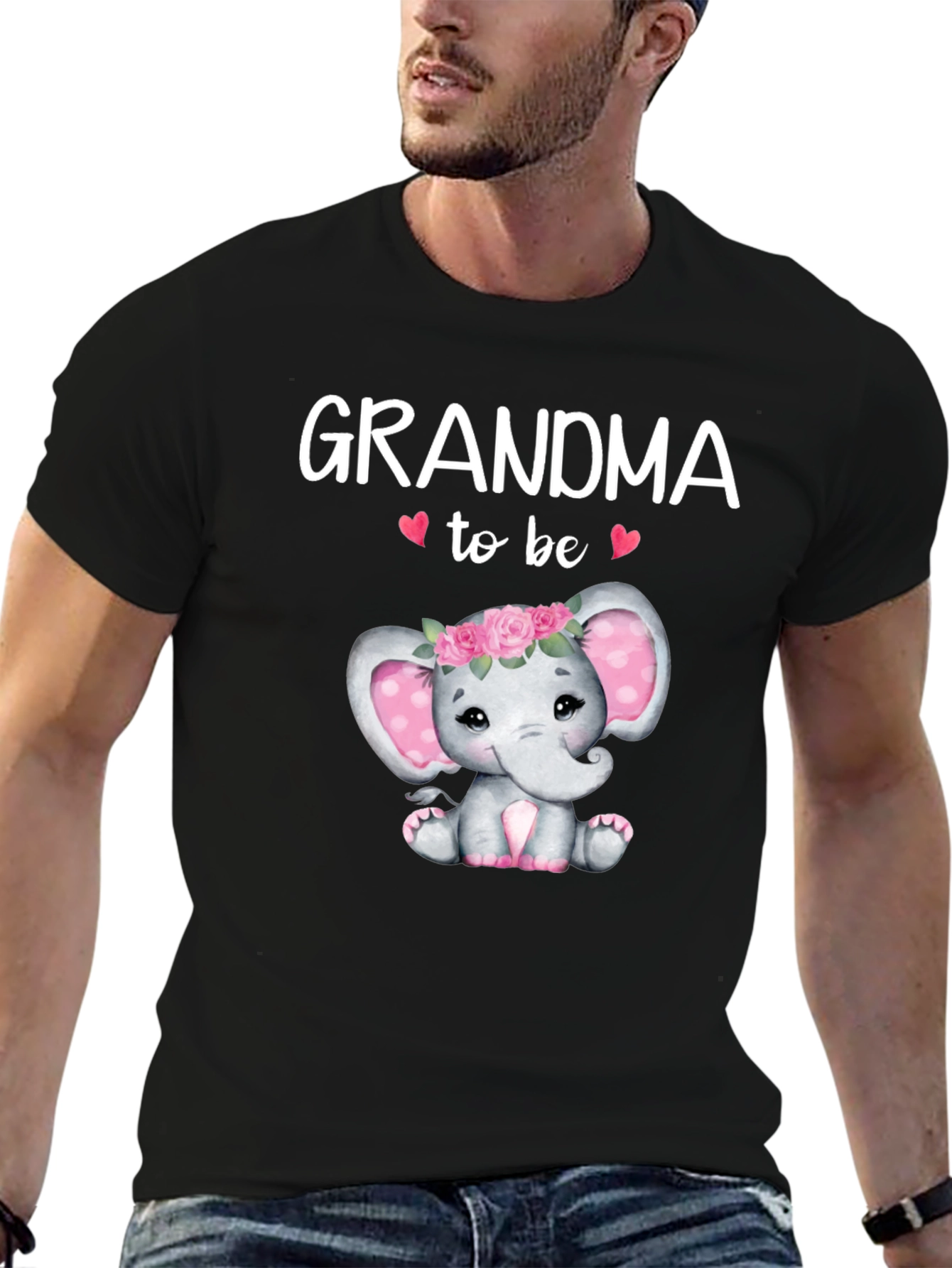 Grandma To Be Elephant Baby Shower T-Shirt