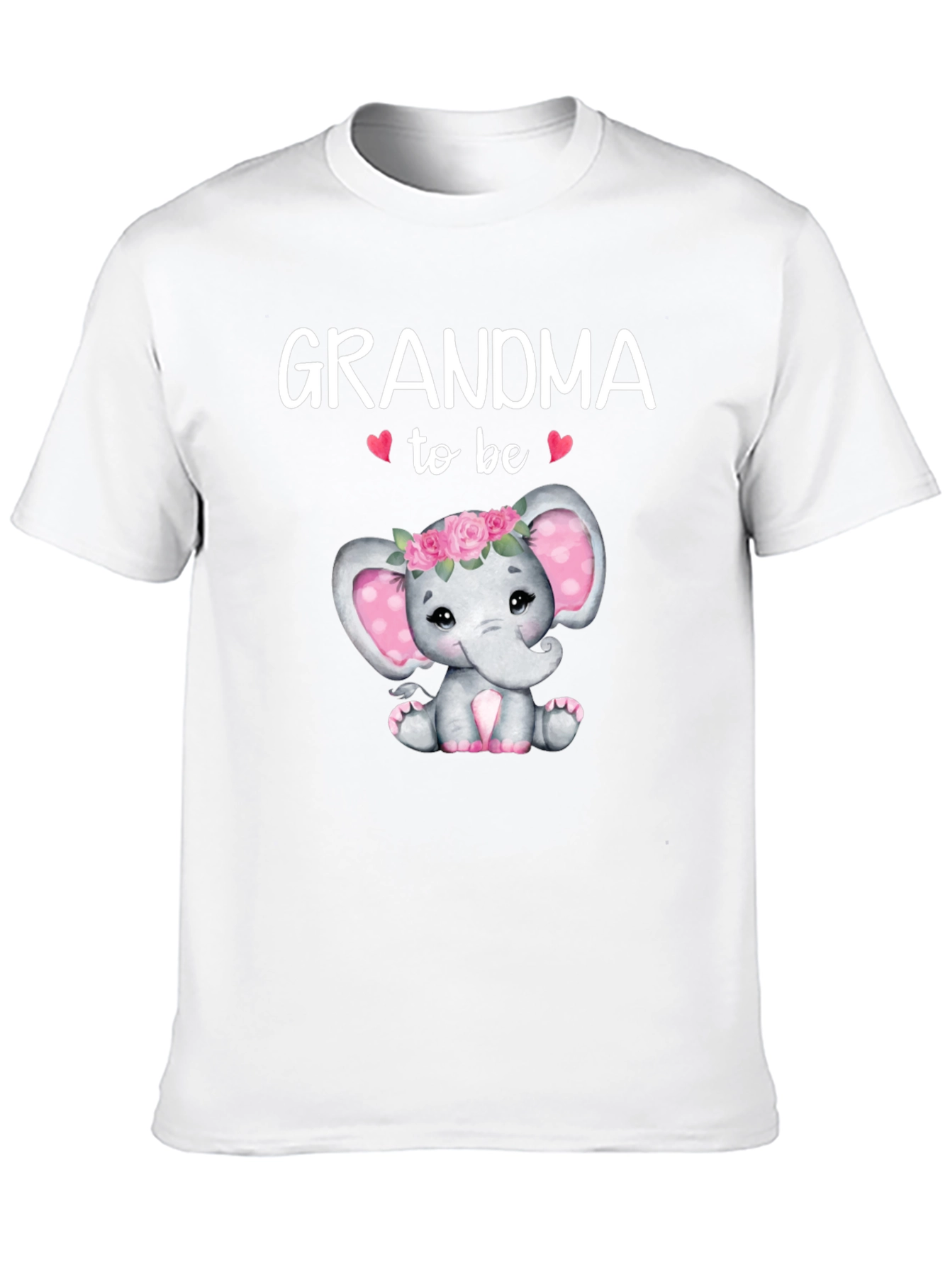 Grandma To Be Elephant Baby Shower T-Shirt