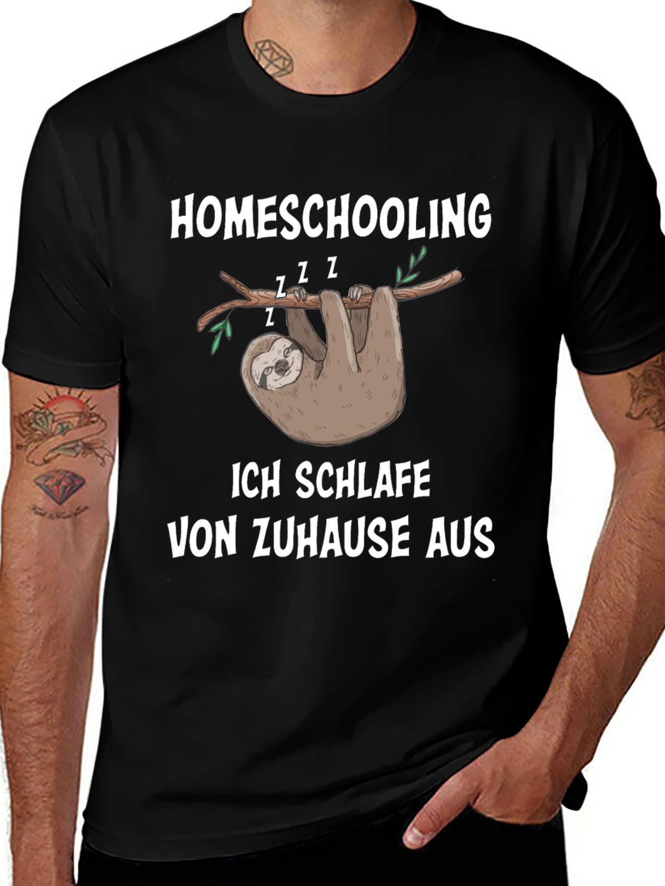 Homeschooling Sloth T-Shirt