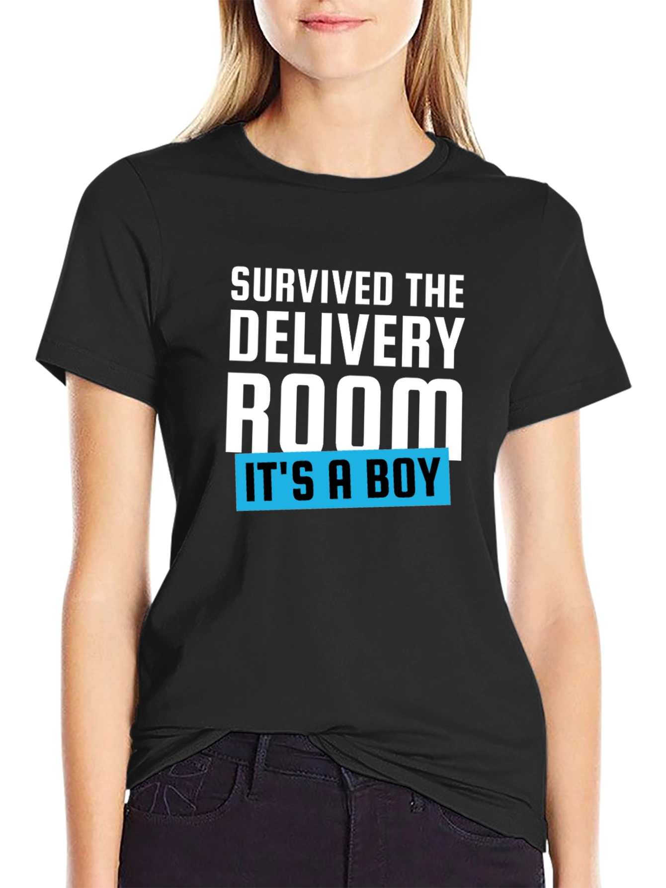Survived the Delivery Room T-Shirt - Its a Boy!