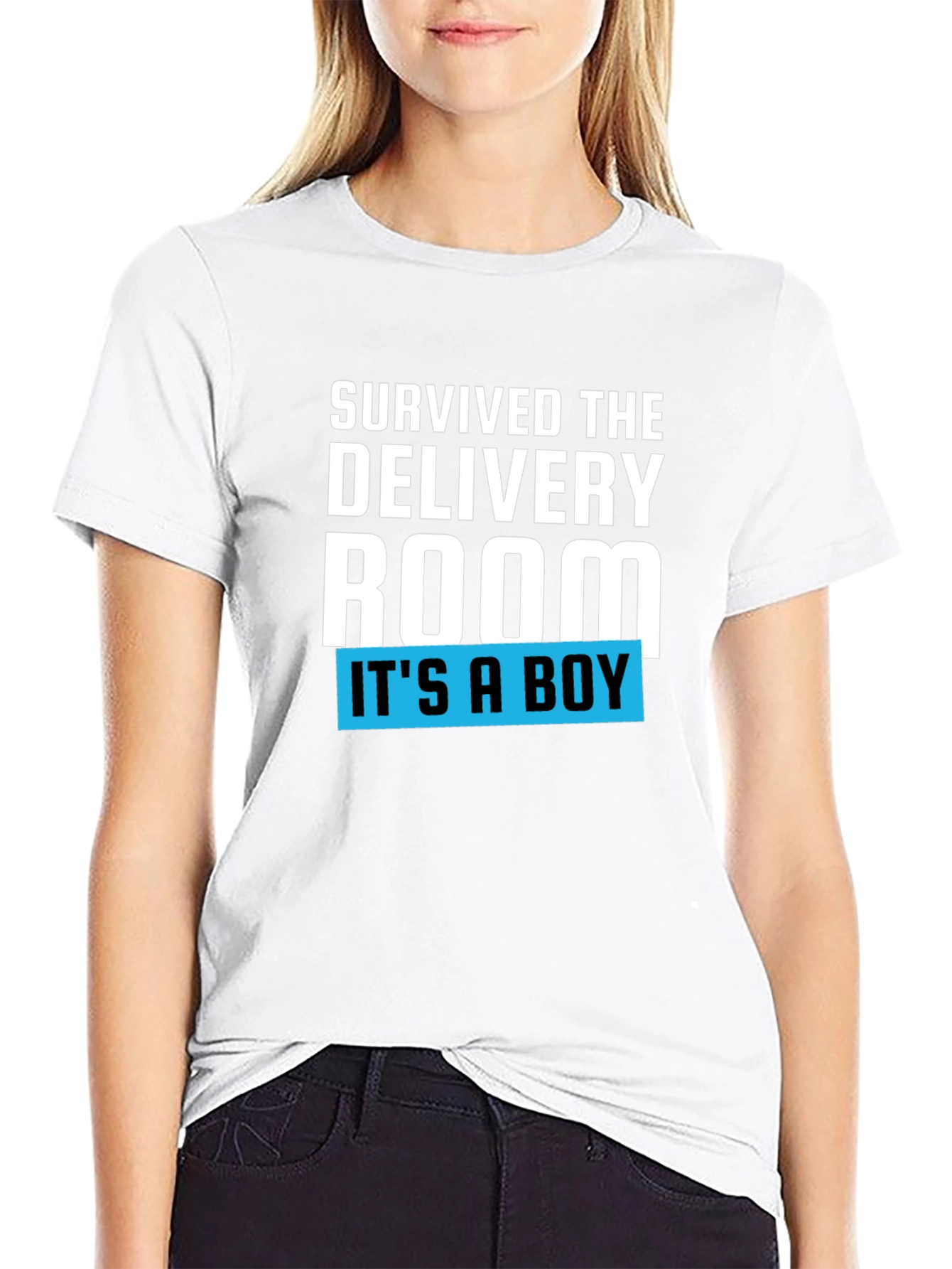 Survived the Delivery Room T-Shirt - Its a Boy!