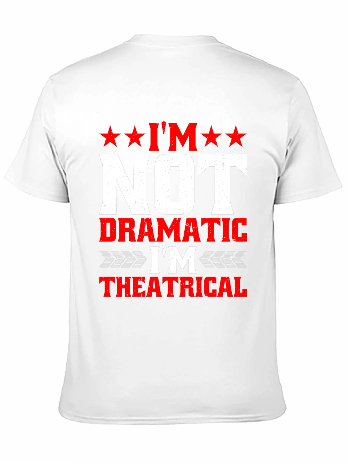 Im Not Dramatic Im Theatrical Mens Tee