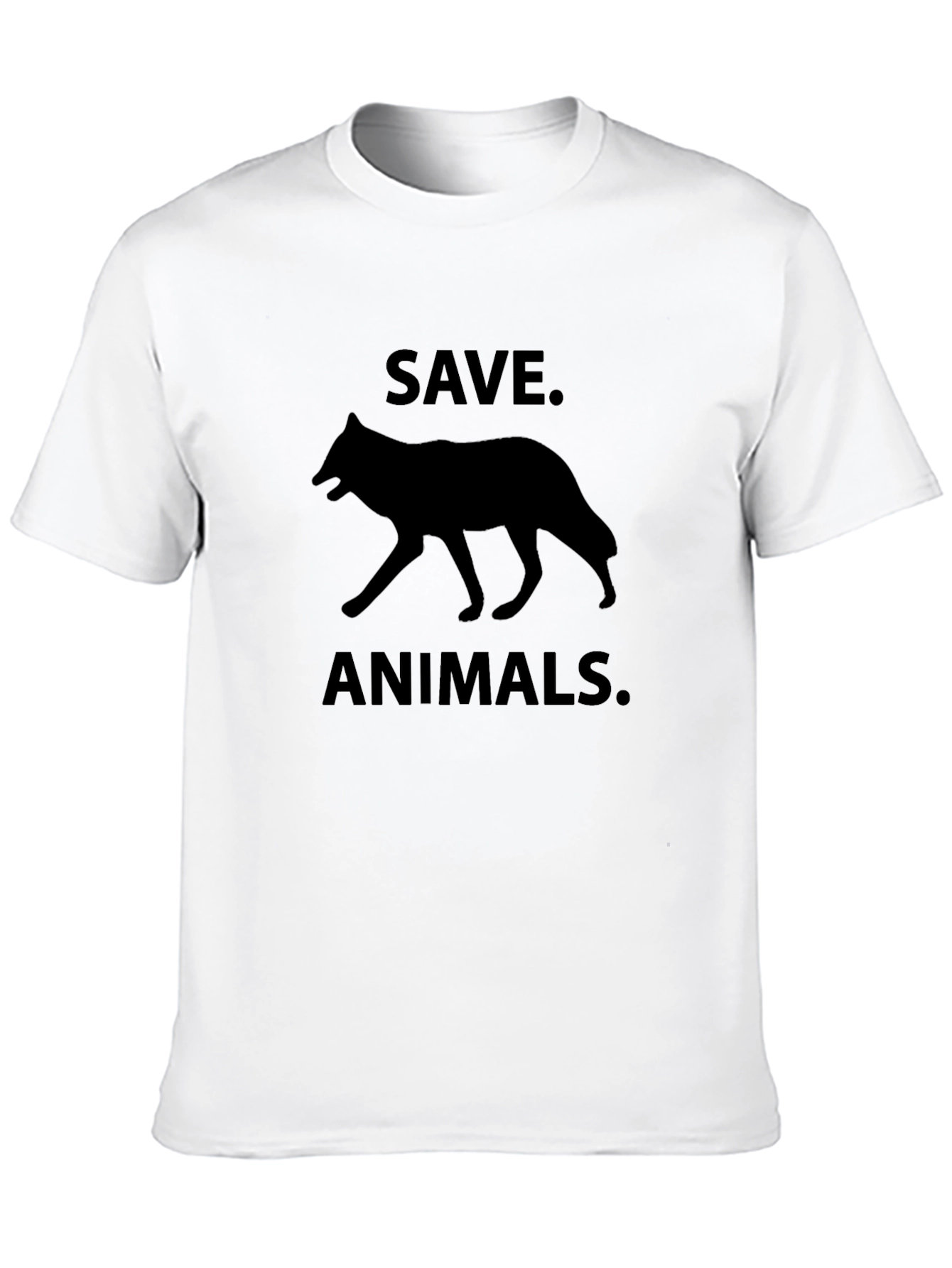 Save Animals Graphic Tee - Black