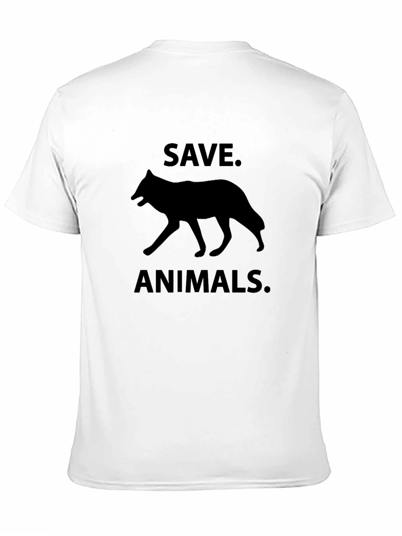 Save Animals Graphic Tee - Black