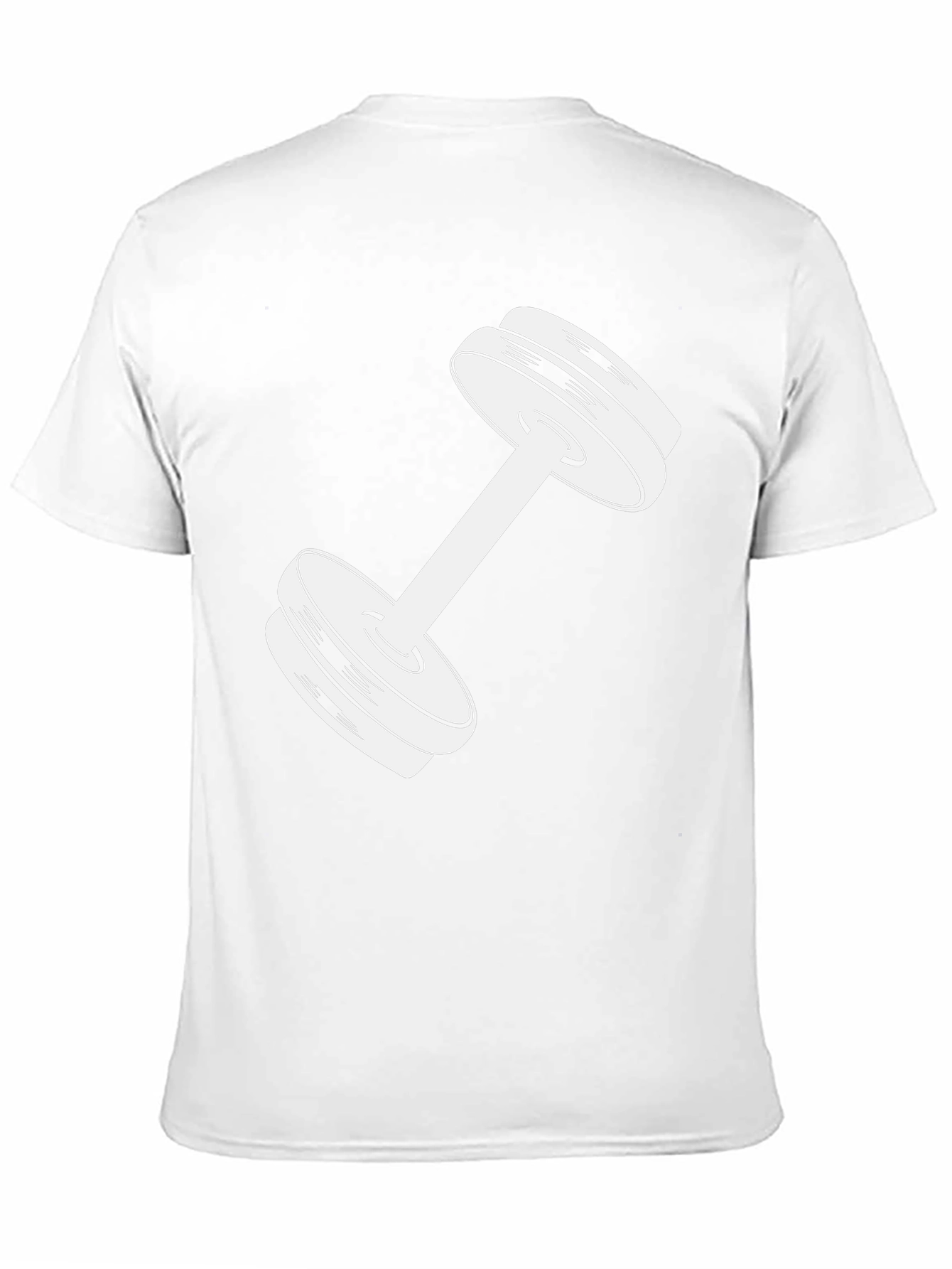 Weightlifting Dumbbell Graphic Tee - Black