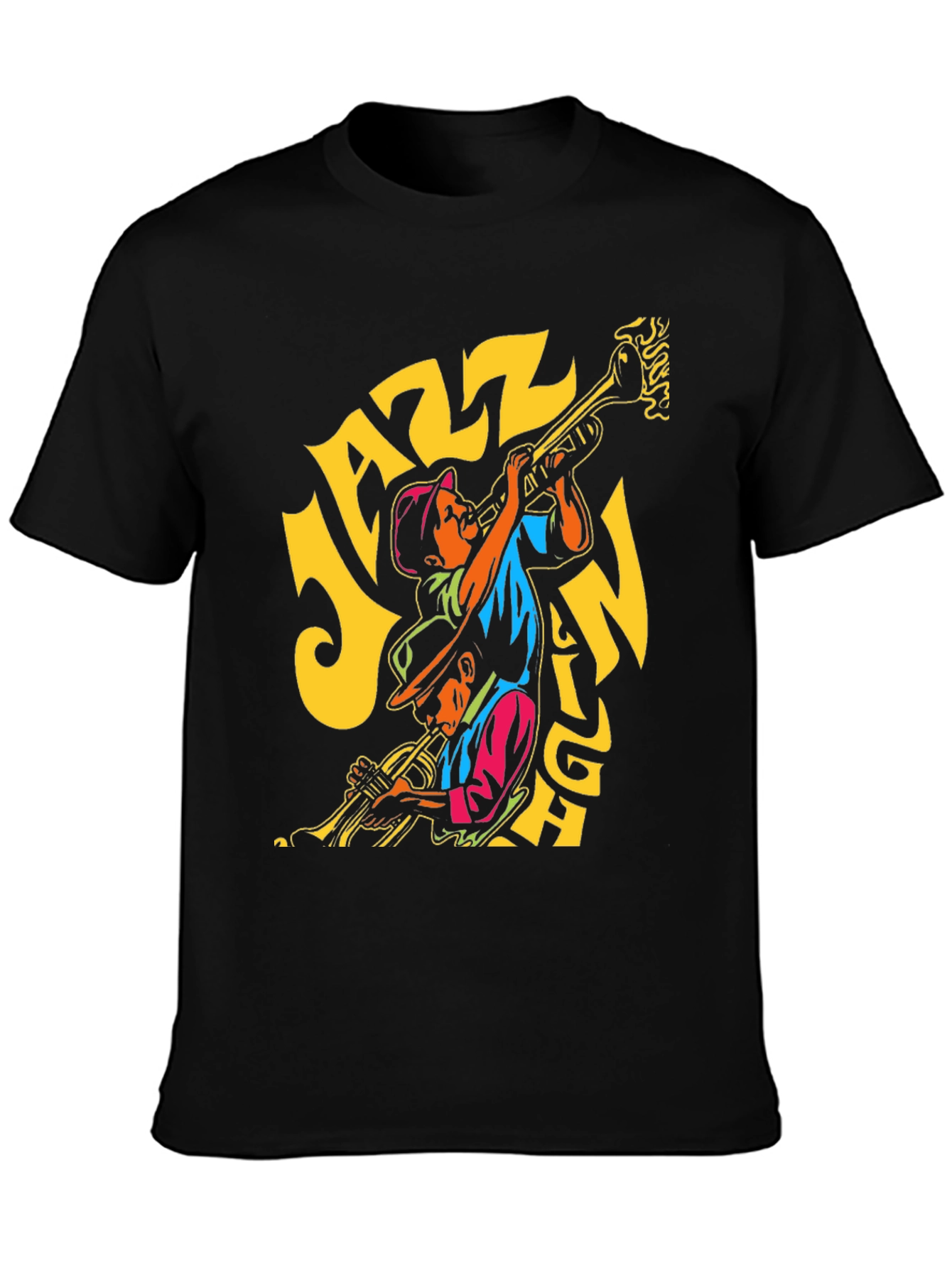 Jazz Night Graphic T-Shirt - Black