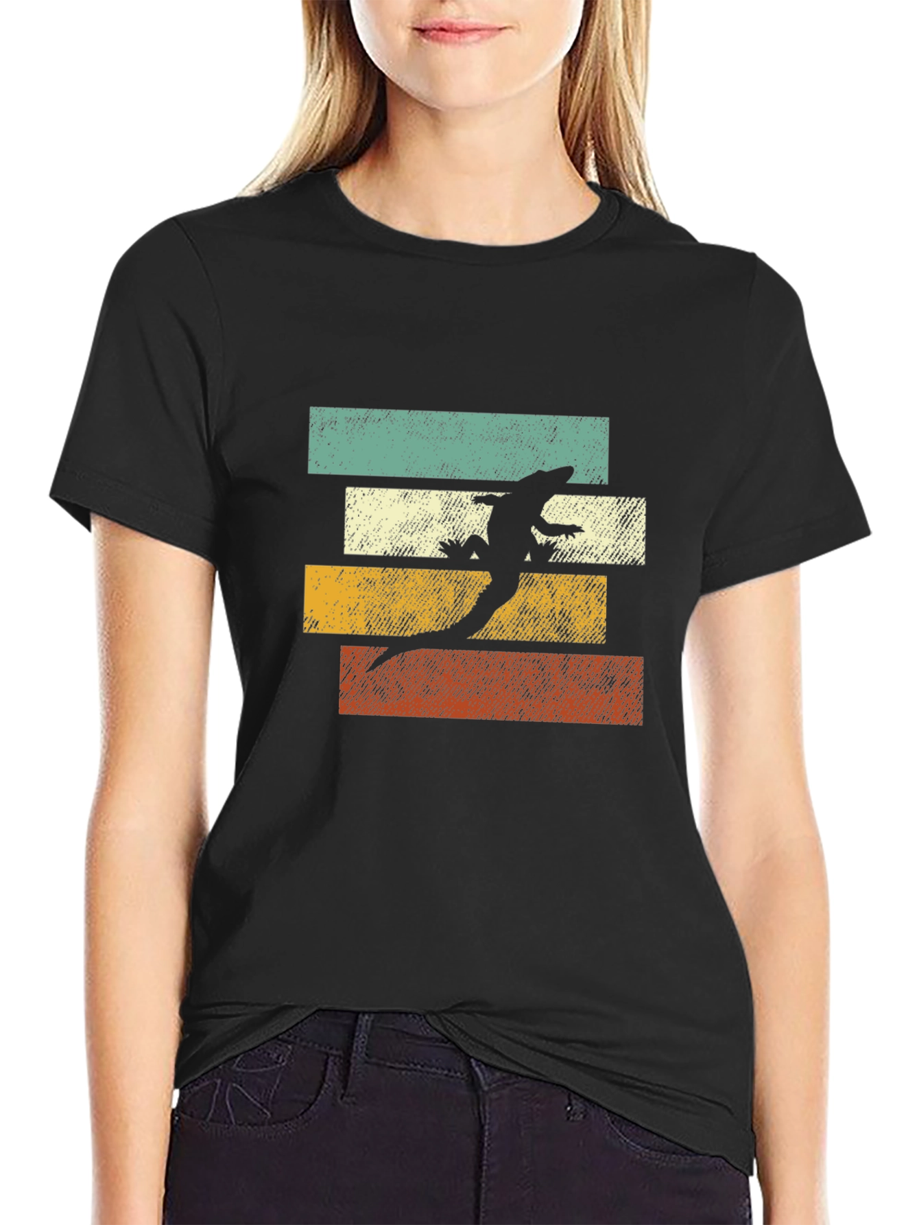 Retro Lizard Tee - Cool Reptile Lover T-Shirt
