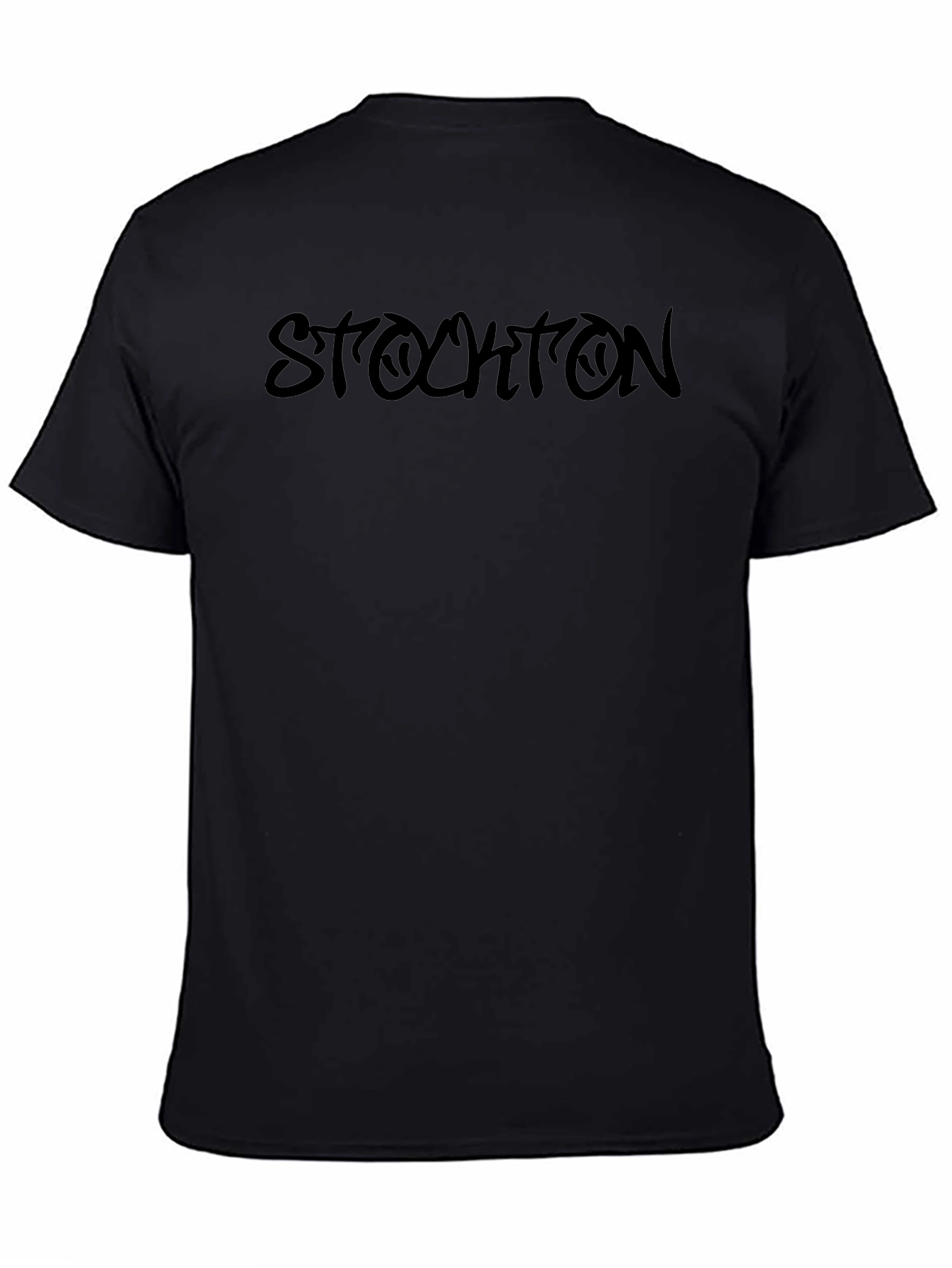 Stockton Graphic Tee - Mens Black T-Shirt