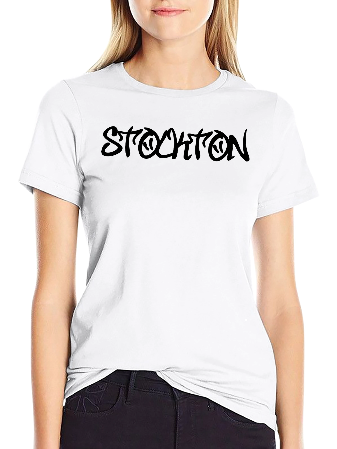 Stockton Graphic Tee - Mens Black T-Shirt