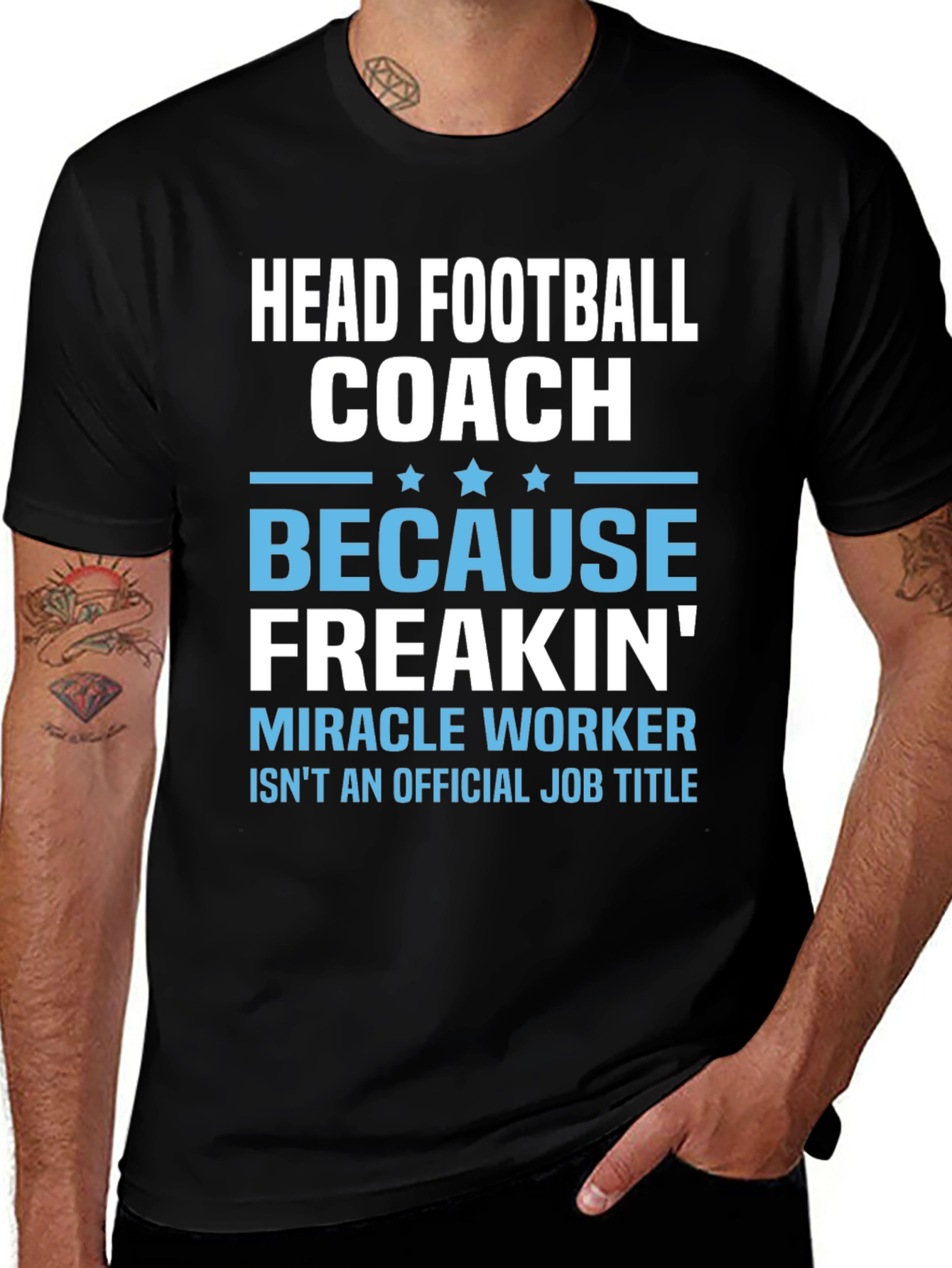 Head Football Coach T-Shirt - Miracle Worker