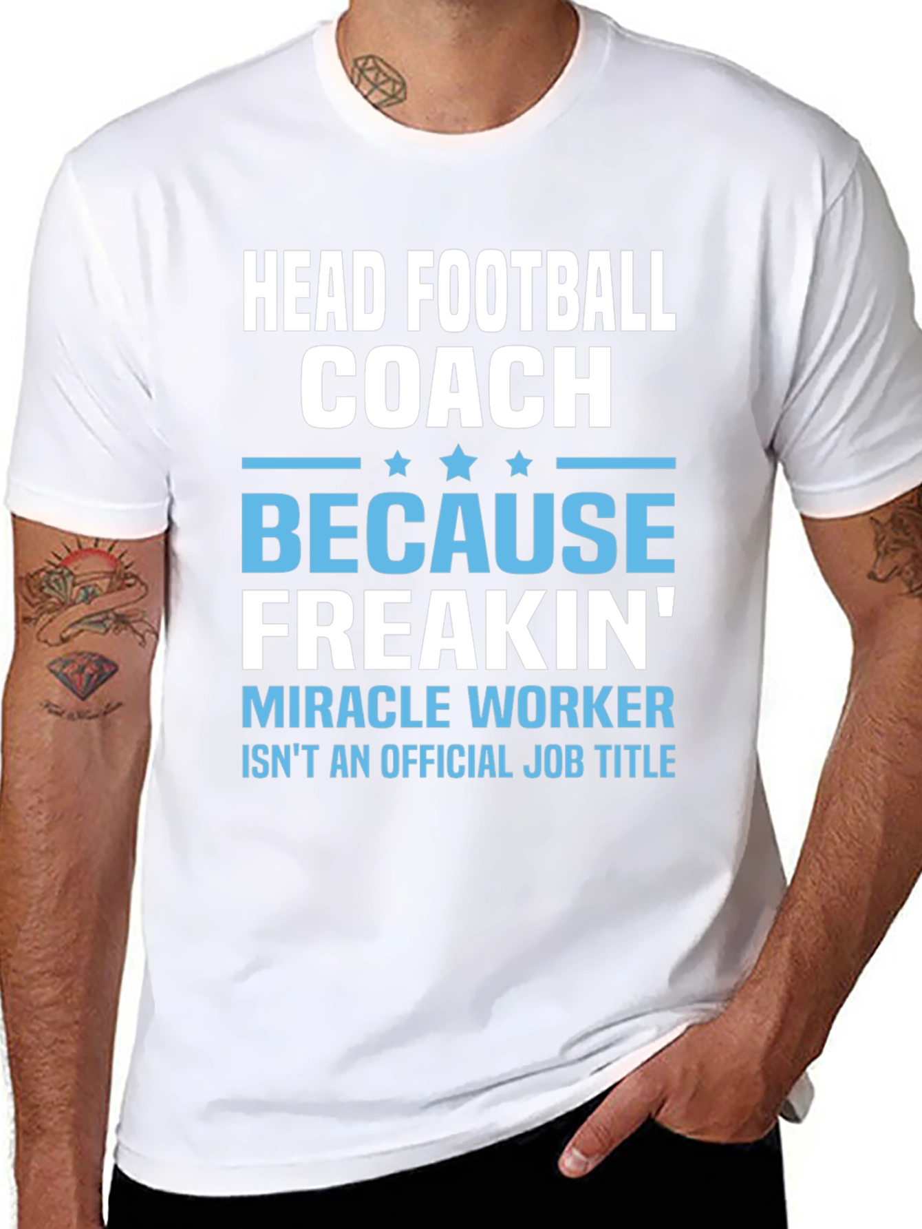 Head Football Coach T-Shirt - Miracle Worker