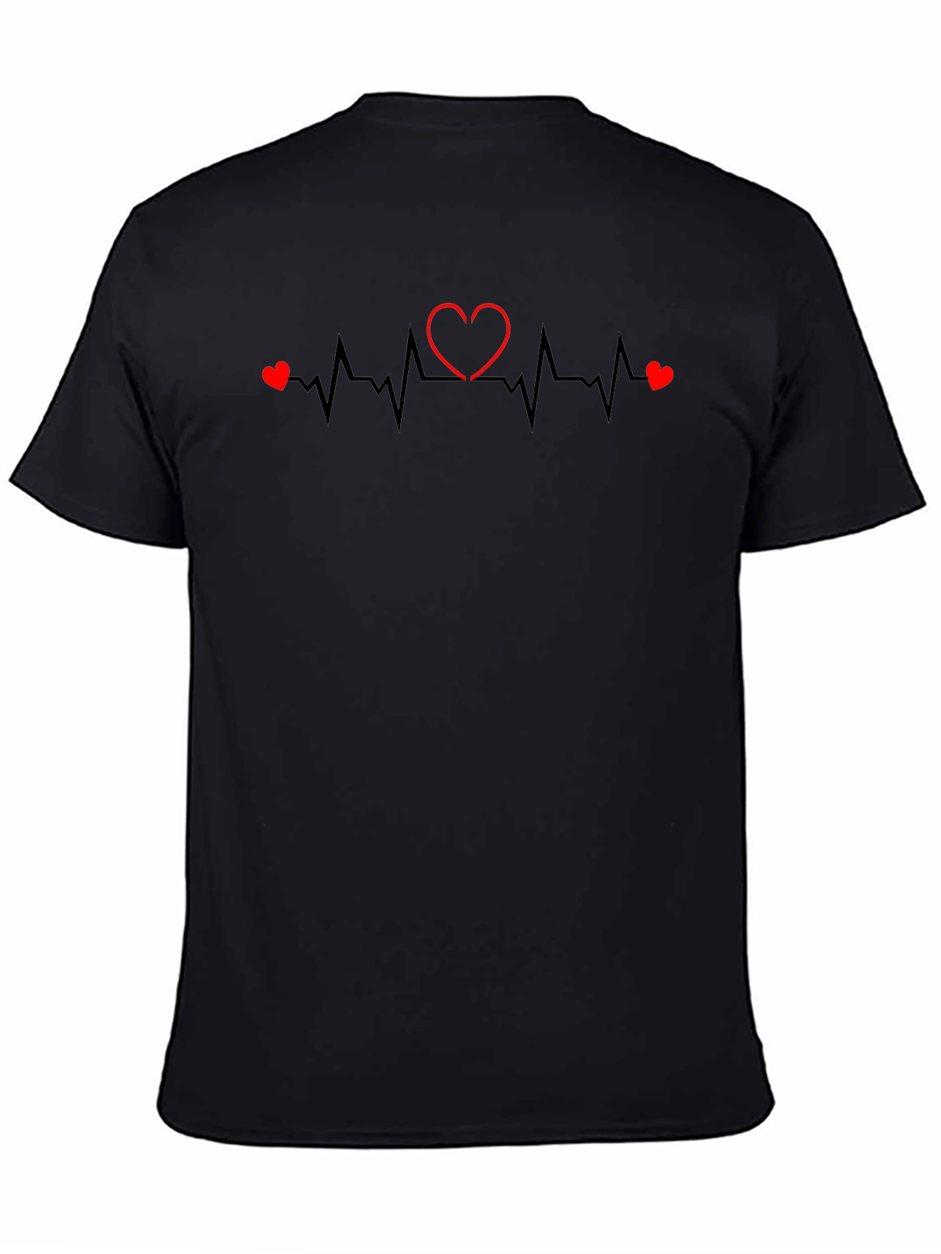 Heartbeat Love Graphic T-Shirt - Mens