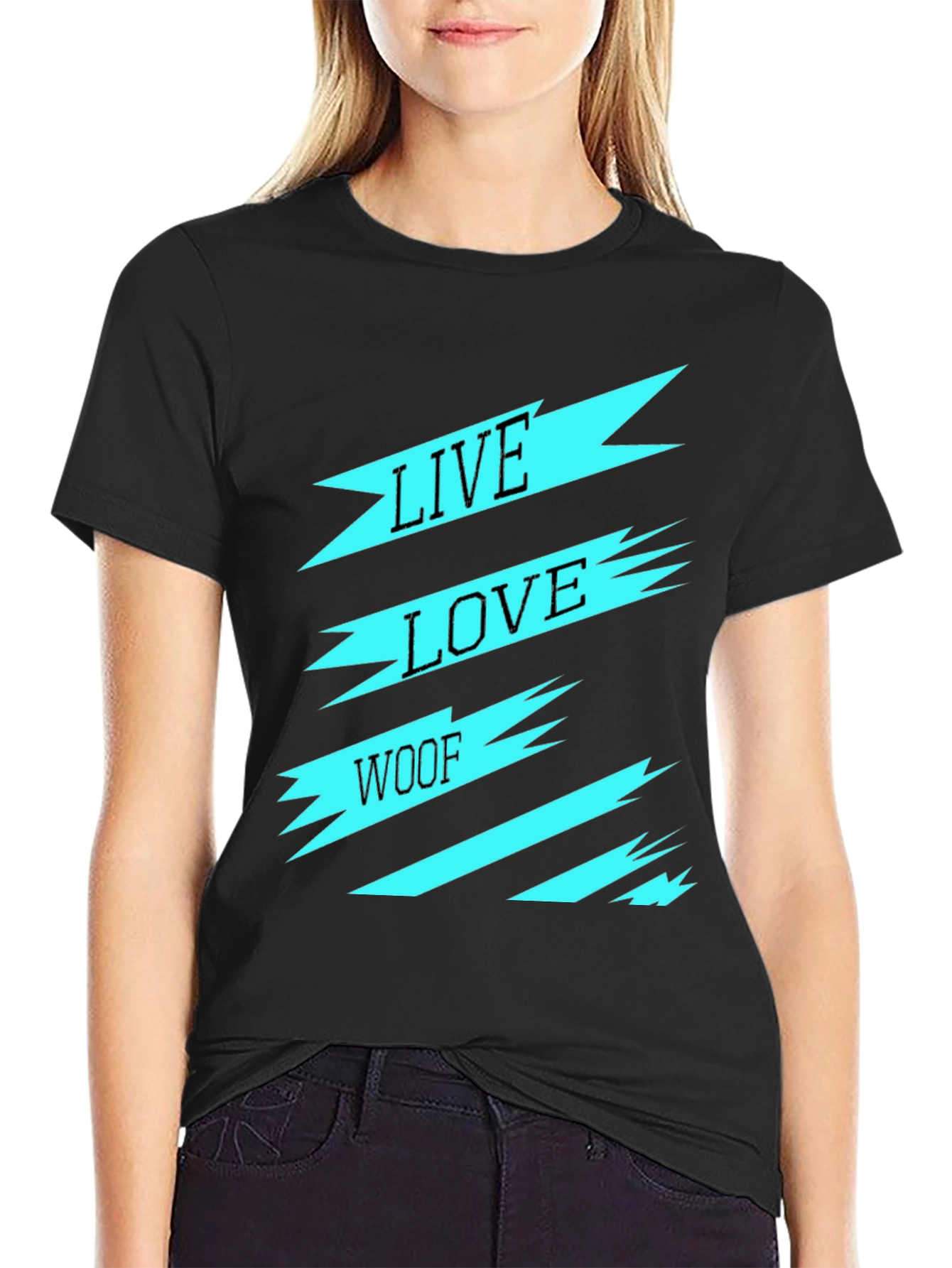 Live Love Woof Graphic Tee