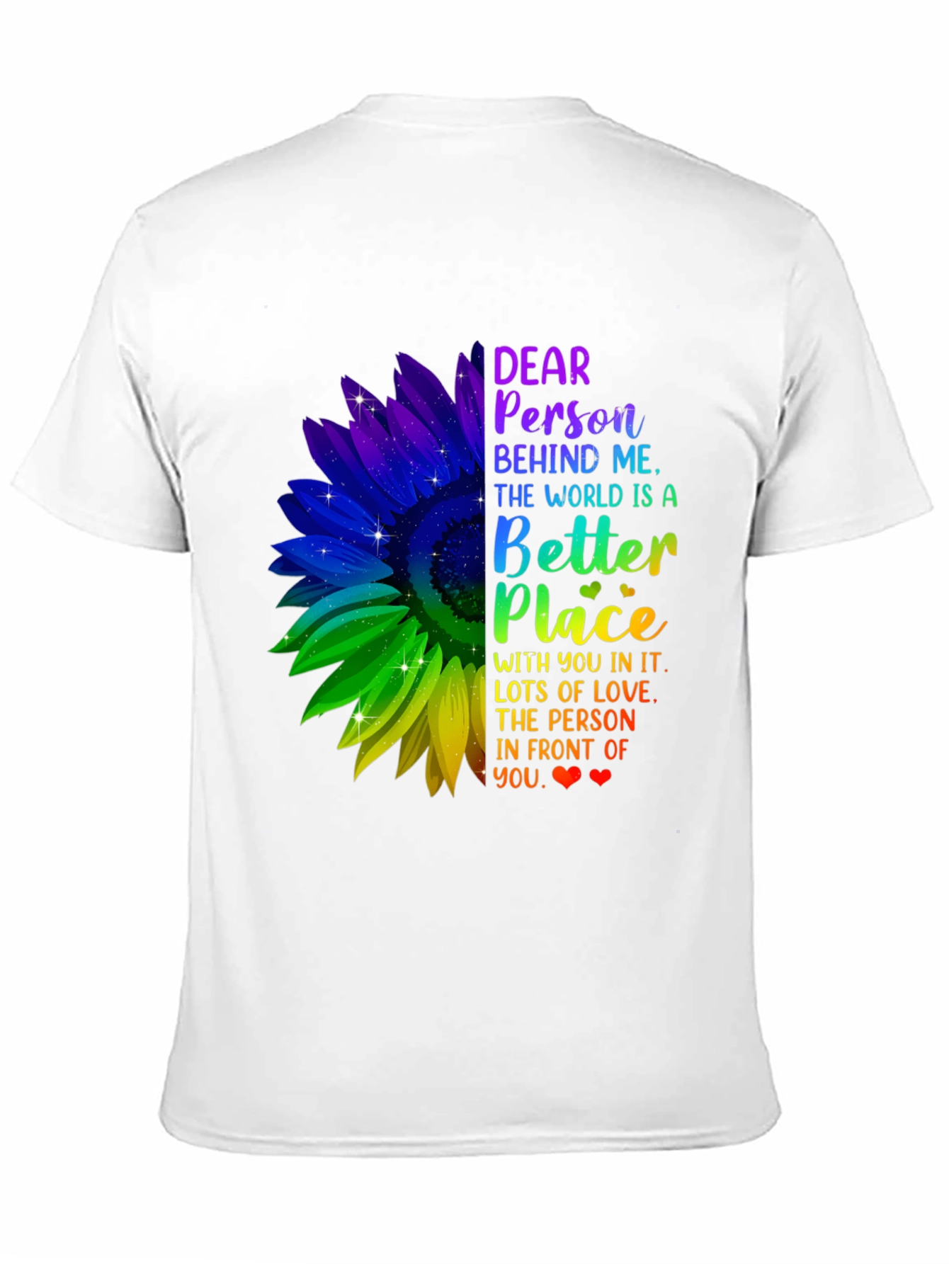 Inspirational Sunflower T-Shirt - Be Kind
