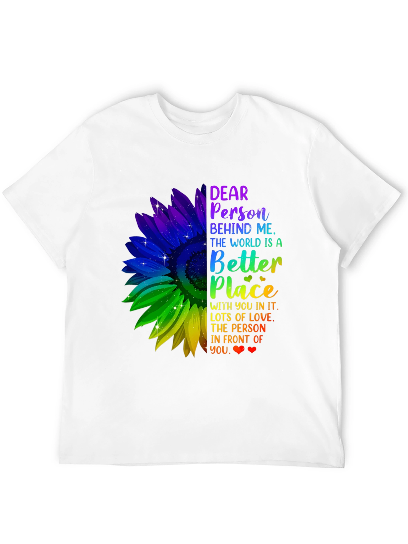 Inspirational Sunflower T-Shirt - Be Kind