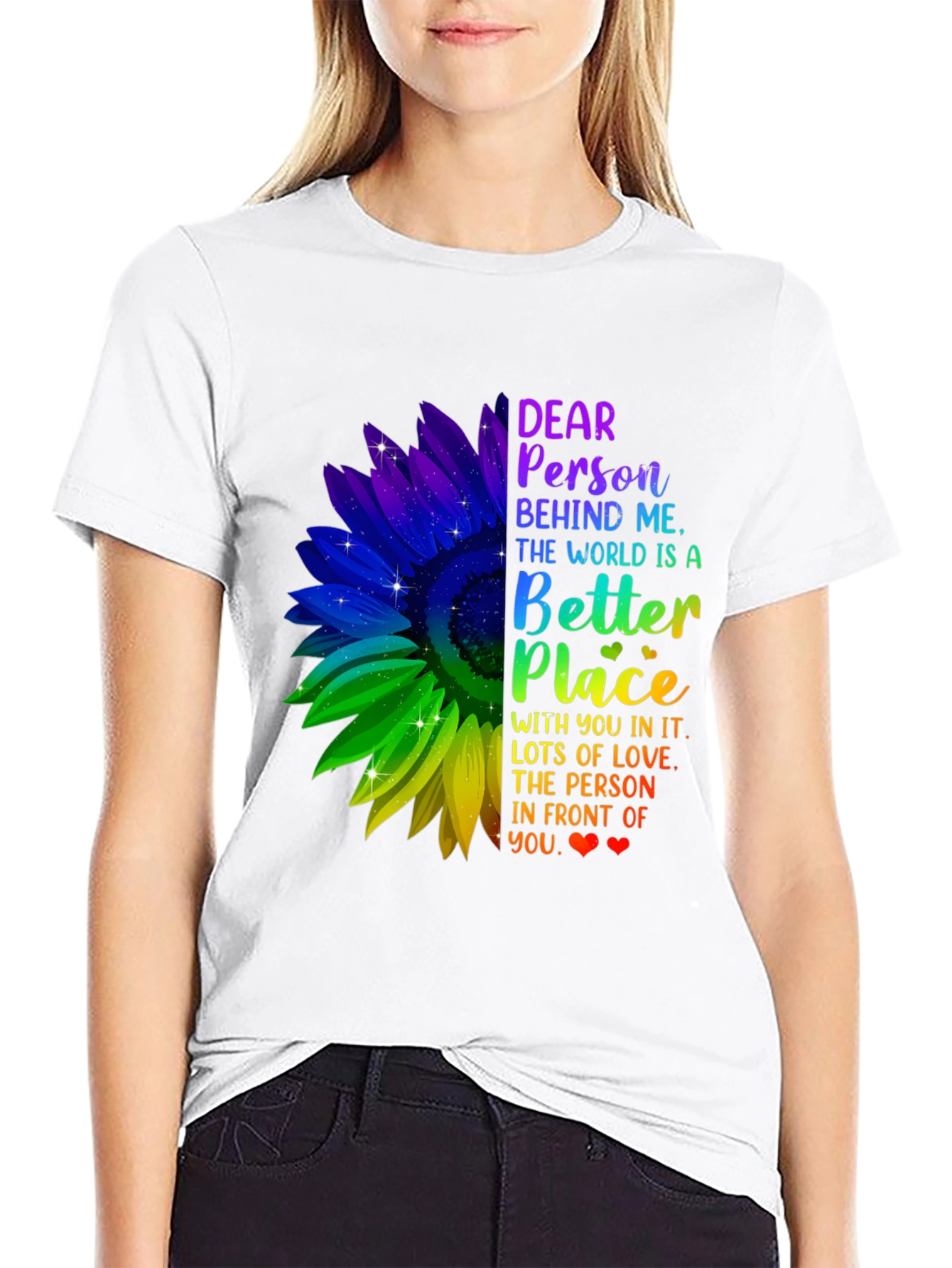 Inspirational Sunflower T-Shirt - Be Kind