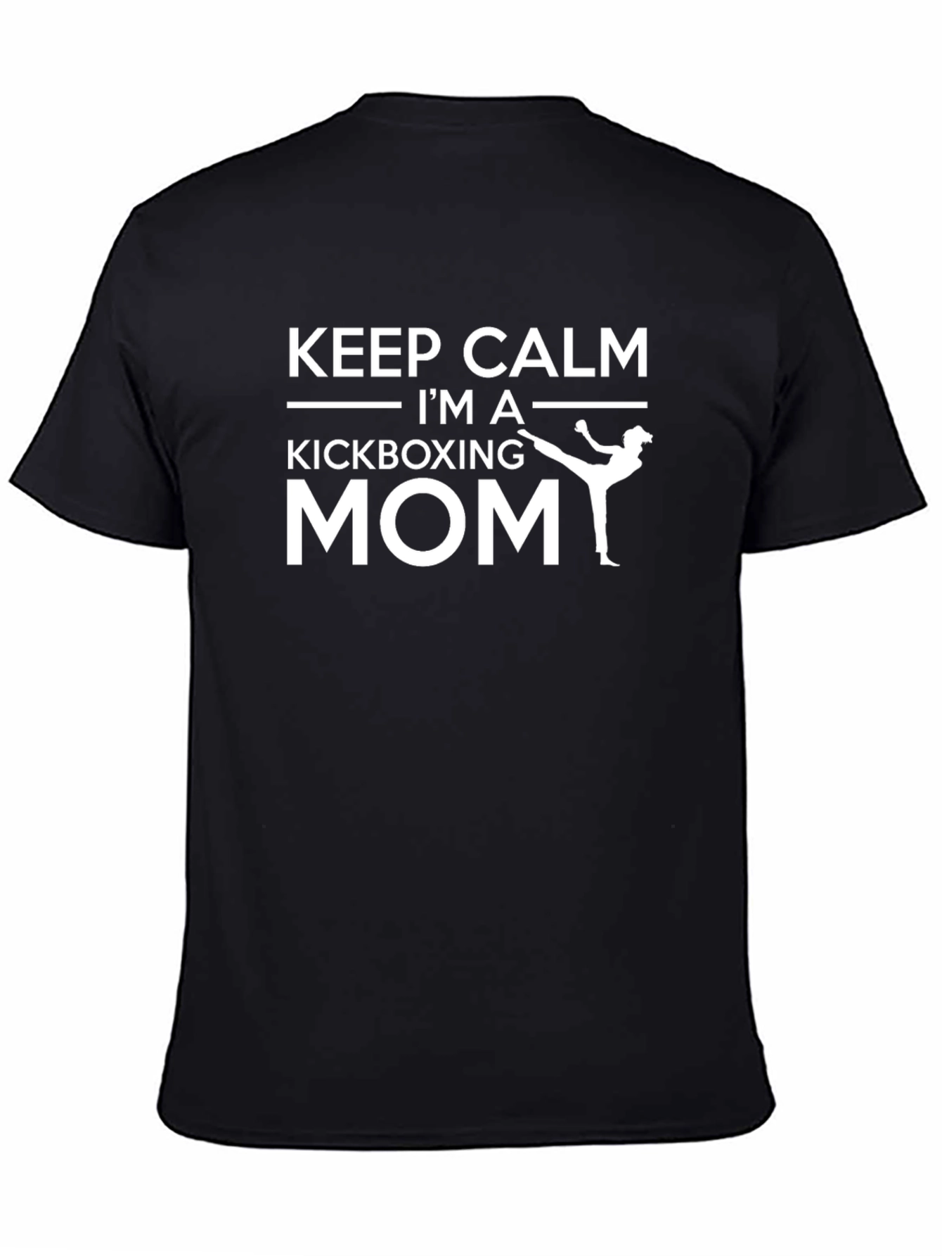 Keep Calm Kickboxing Mom Graphic Tee